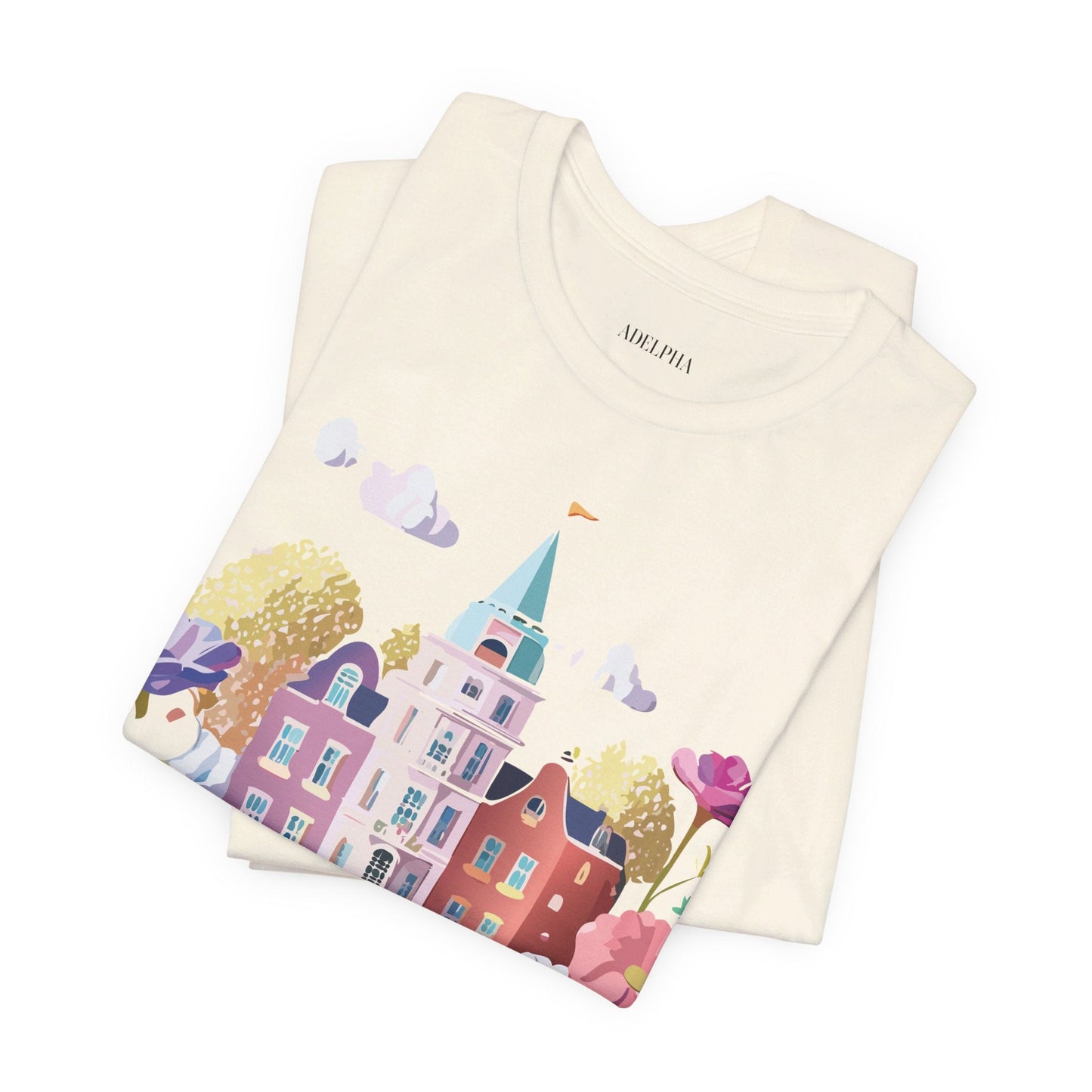 Amsterdam Tourist Shirt Graphic Tee Unisex Vintage Inspired Art Design by Adelpha Short Sleeve