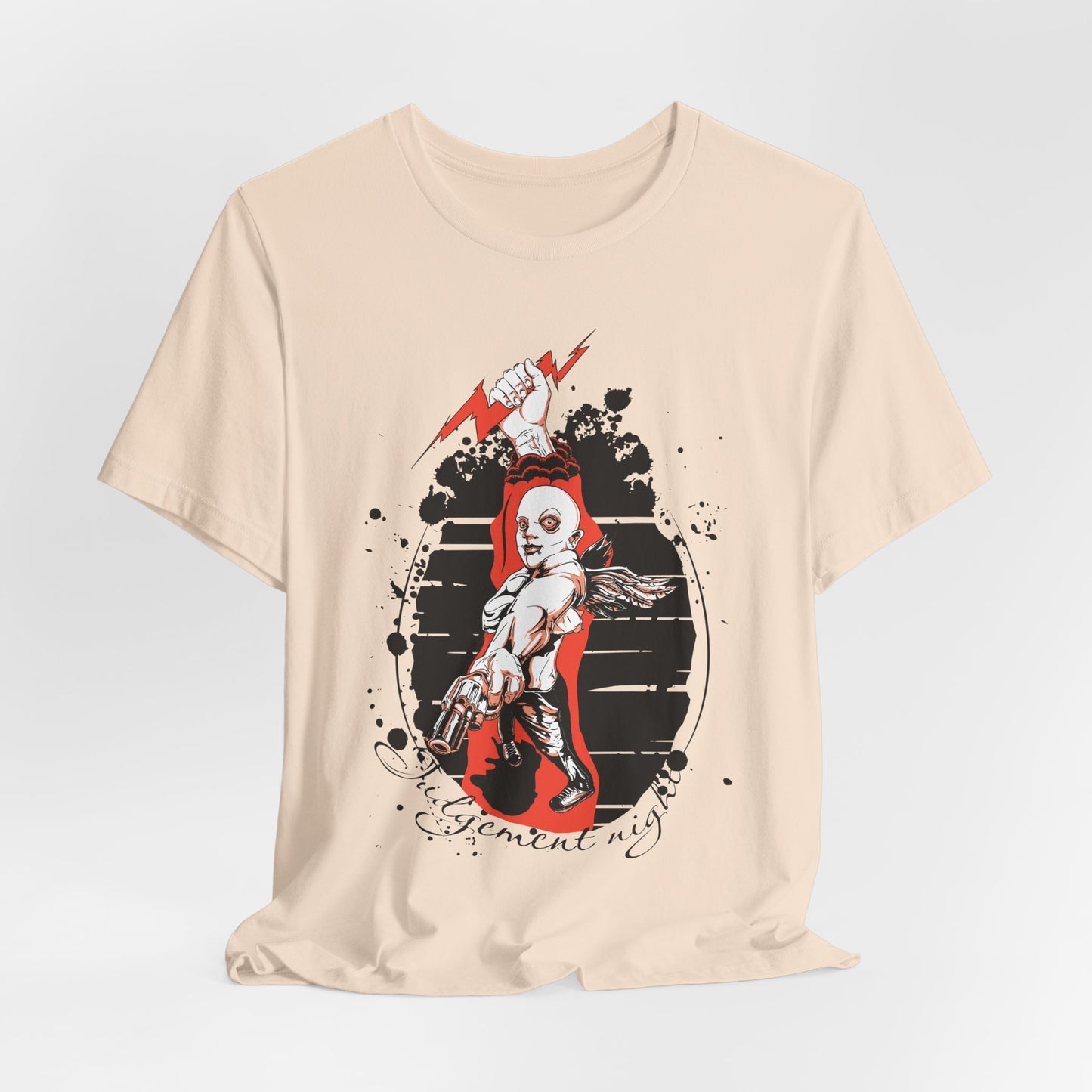 Judgment Night Tee, Artistic Tee, Graphic T-Shirt, Comic Tees, Artistic Comic T-Shirt, Vintage Top