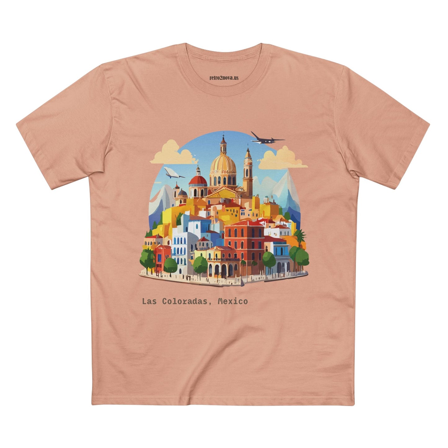 Travel Shirt Mexico Original Art Tee Unisex Premium Cotton Staple Tee With Retro2Nova Design