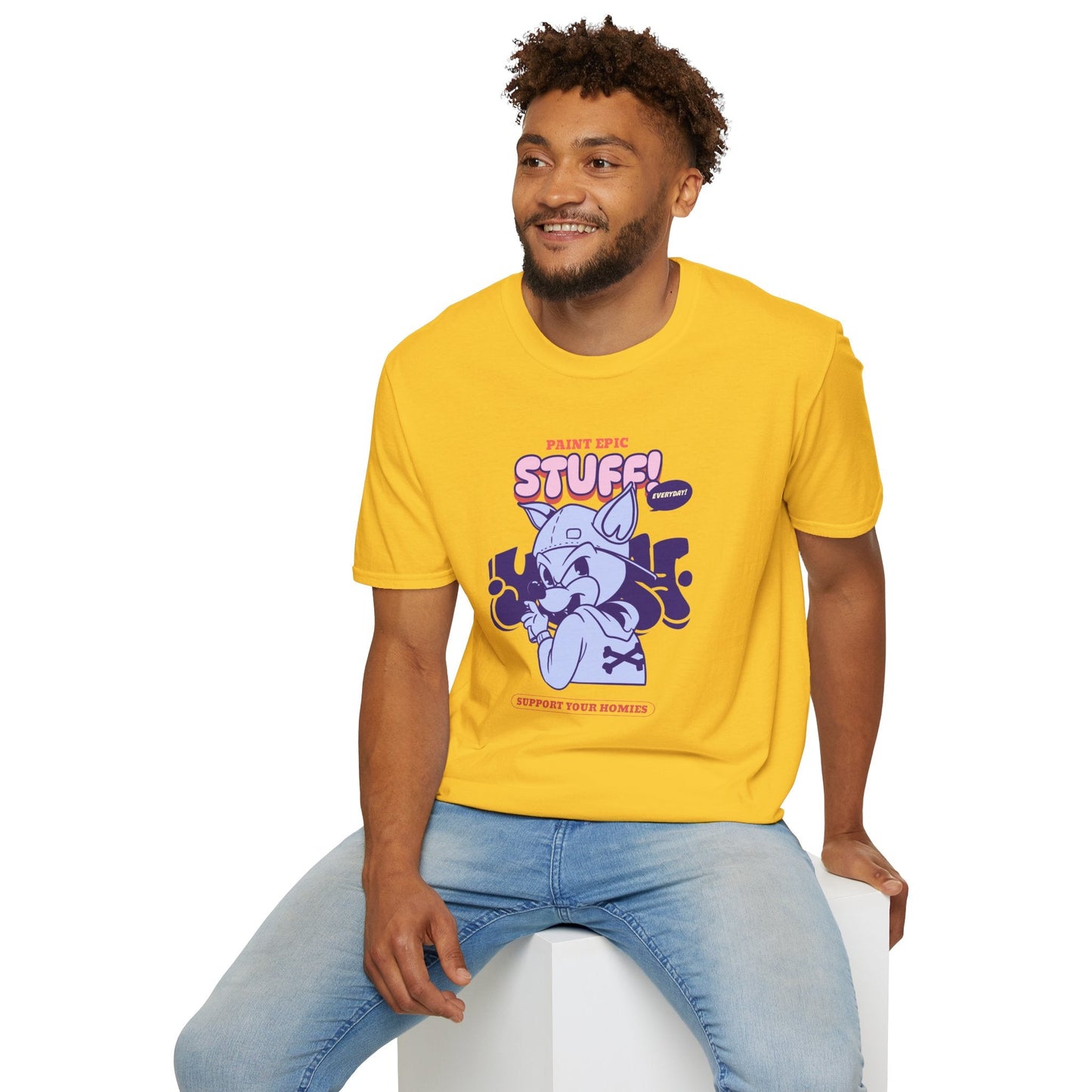 Funny Animals Shirts Unisex Graphic Tee Soft Cotton Gildan Softstyle 64000 Comfortable Everyday Wear