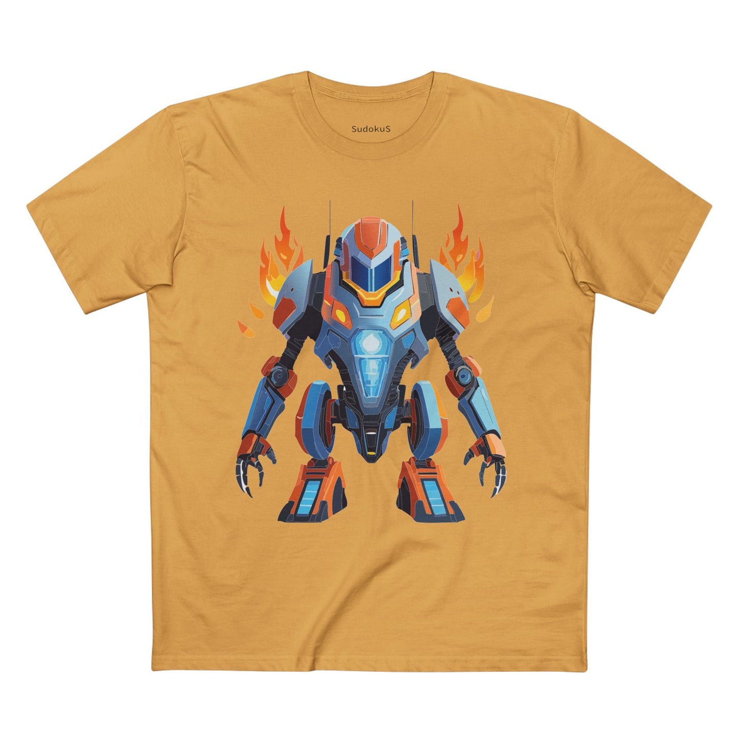 Cyborg Robot Graphic Unisex 100 Cotton Staple Tee 12