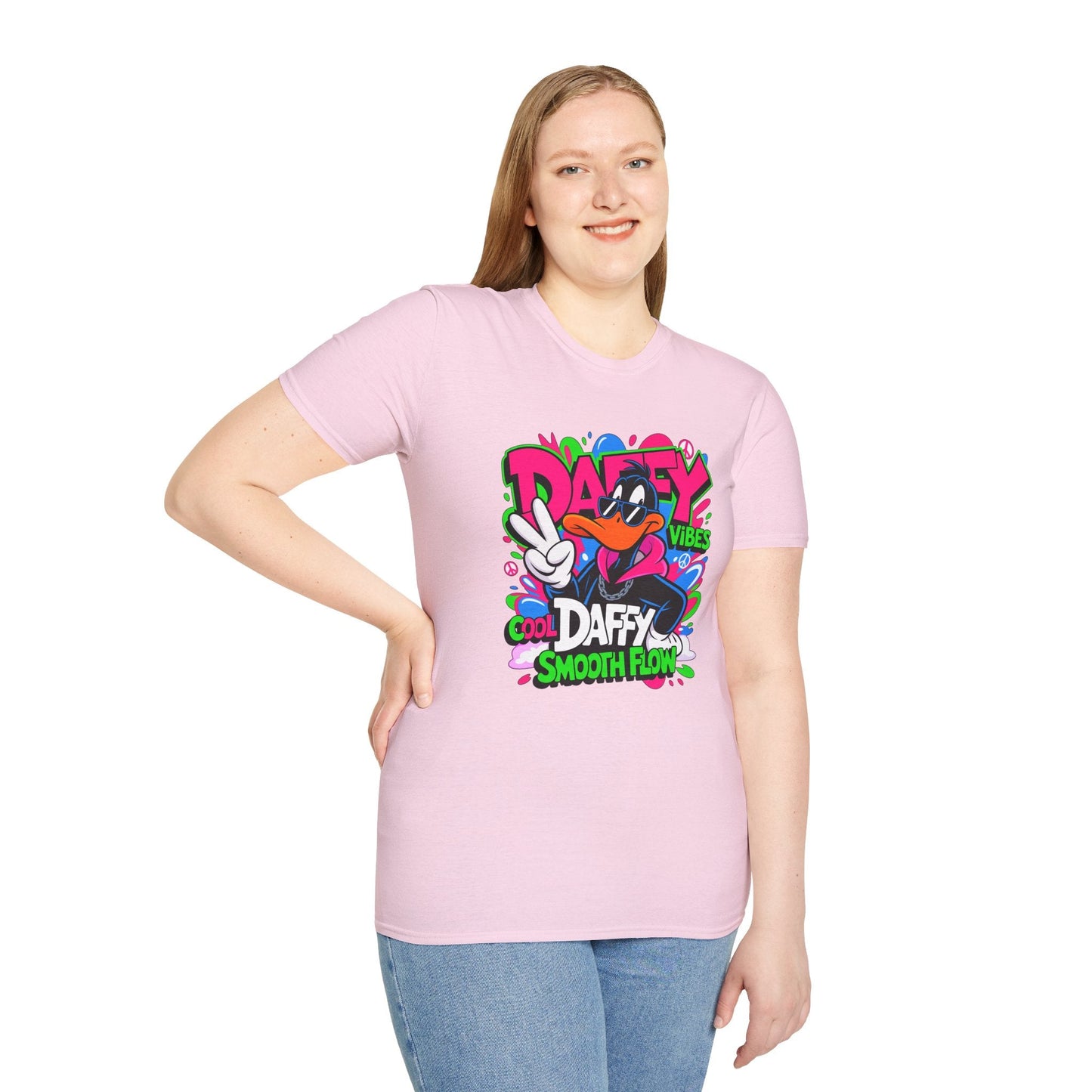 Unisex Cartoon T Shirt With Funny Animals Design Animation Tee Made From Softstyle Cotton