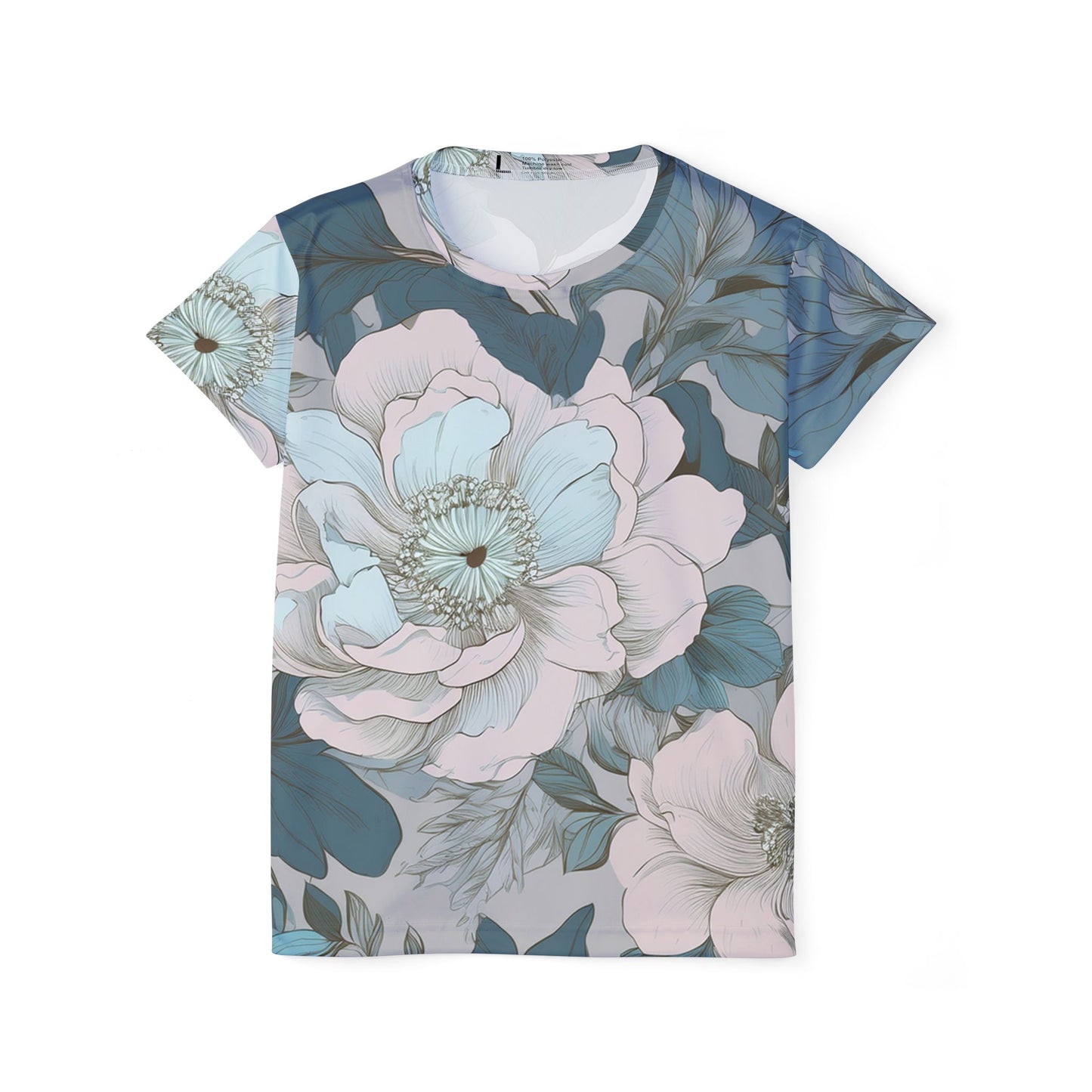 Women Poly Shirt with Floral Print F313
