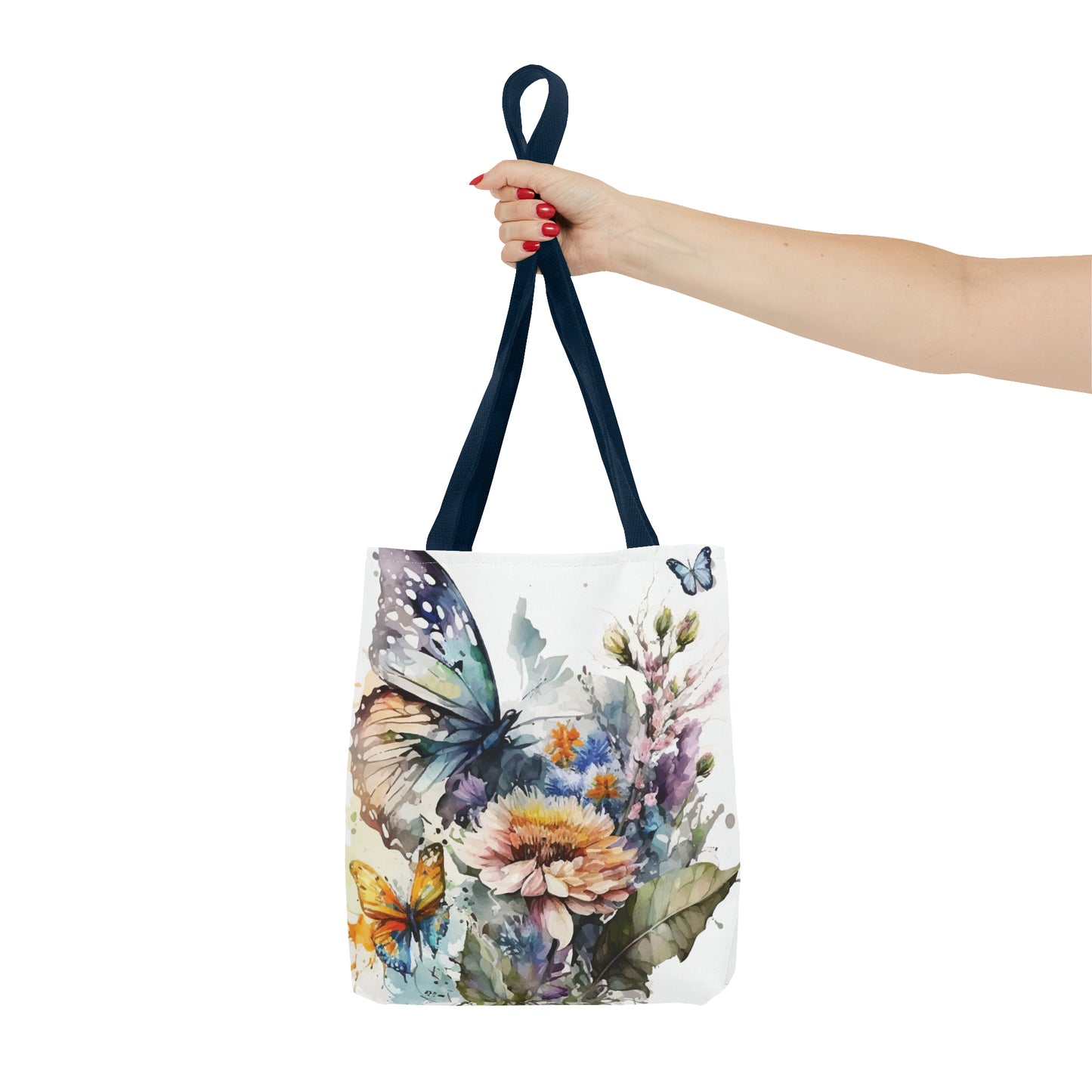 Canvas Bag with Butterfly Prints