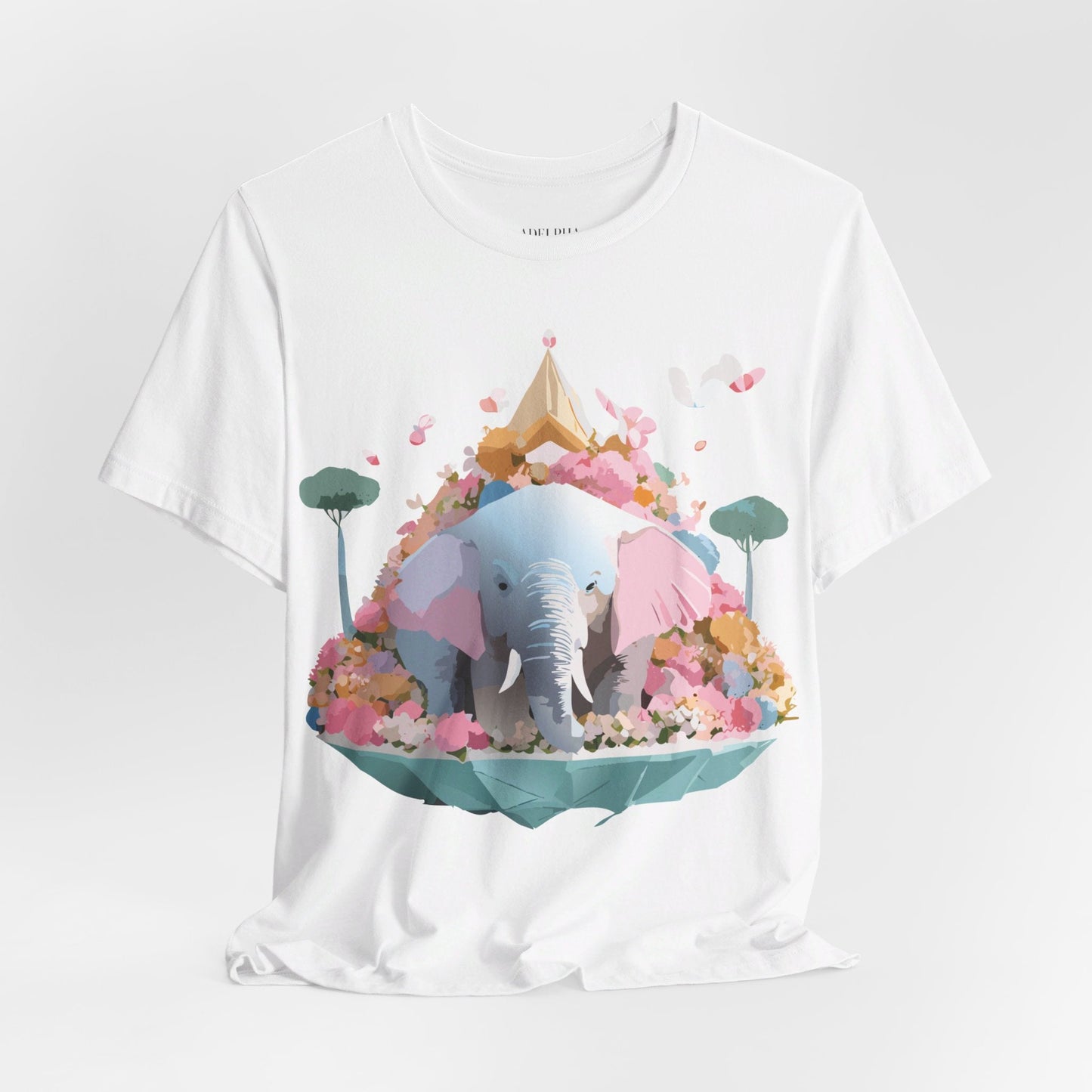 Elephant Graphic Unisex 100 Cotton Jersey Vintage Art Design Tee 19