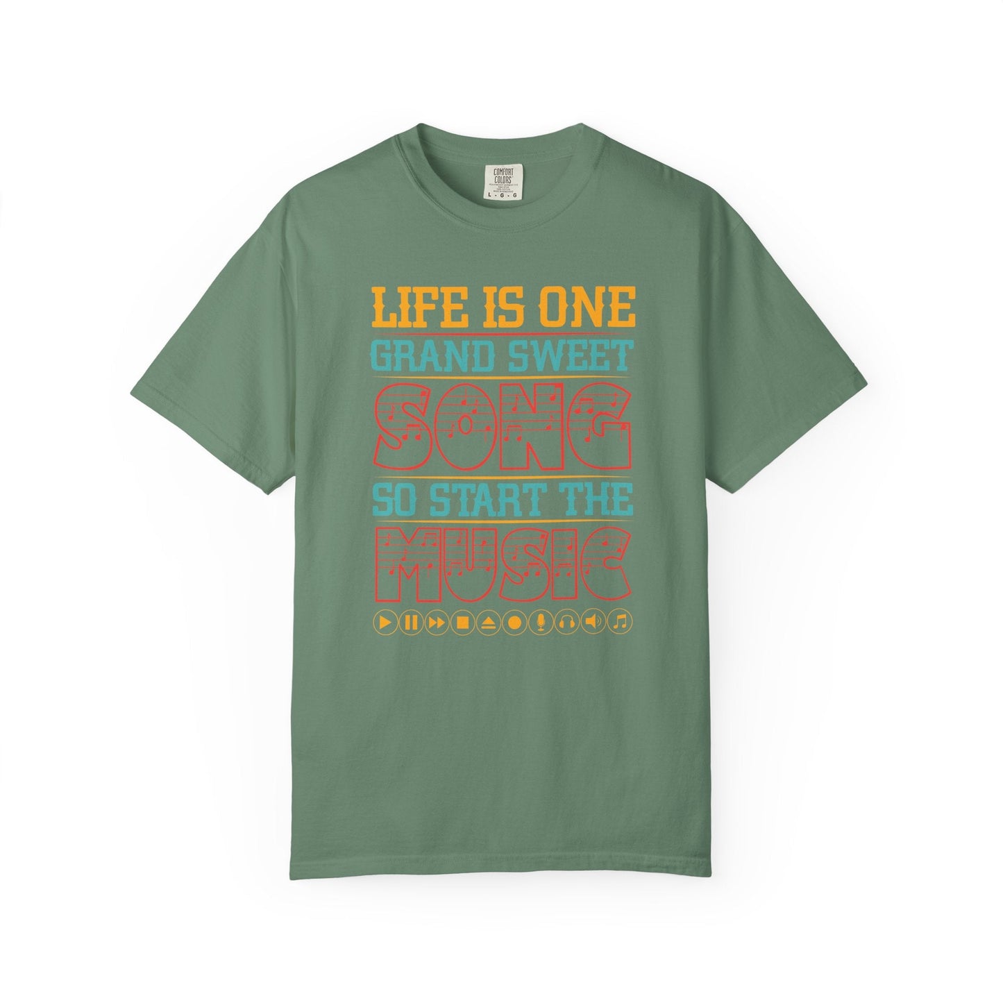 Music Graphic Design Unisex Cotton T-shirt 023