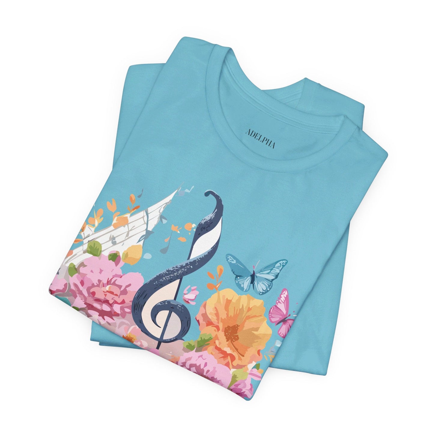 Adelpha Graphic T Shirt Unisex Jersey Short Sleeve Vintage Inspired Artwork Music Tee