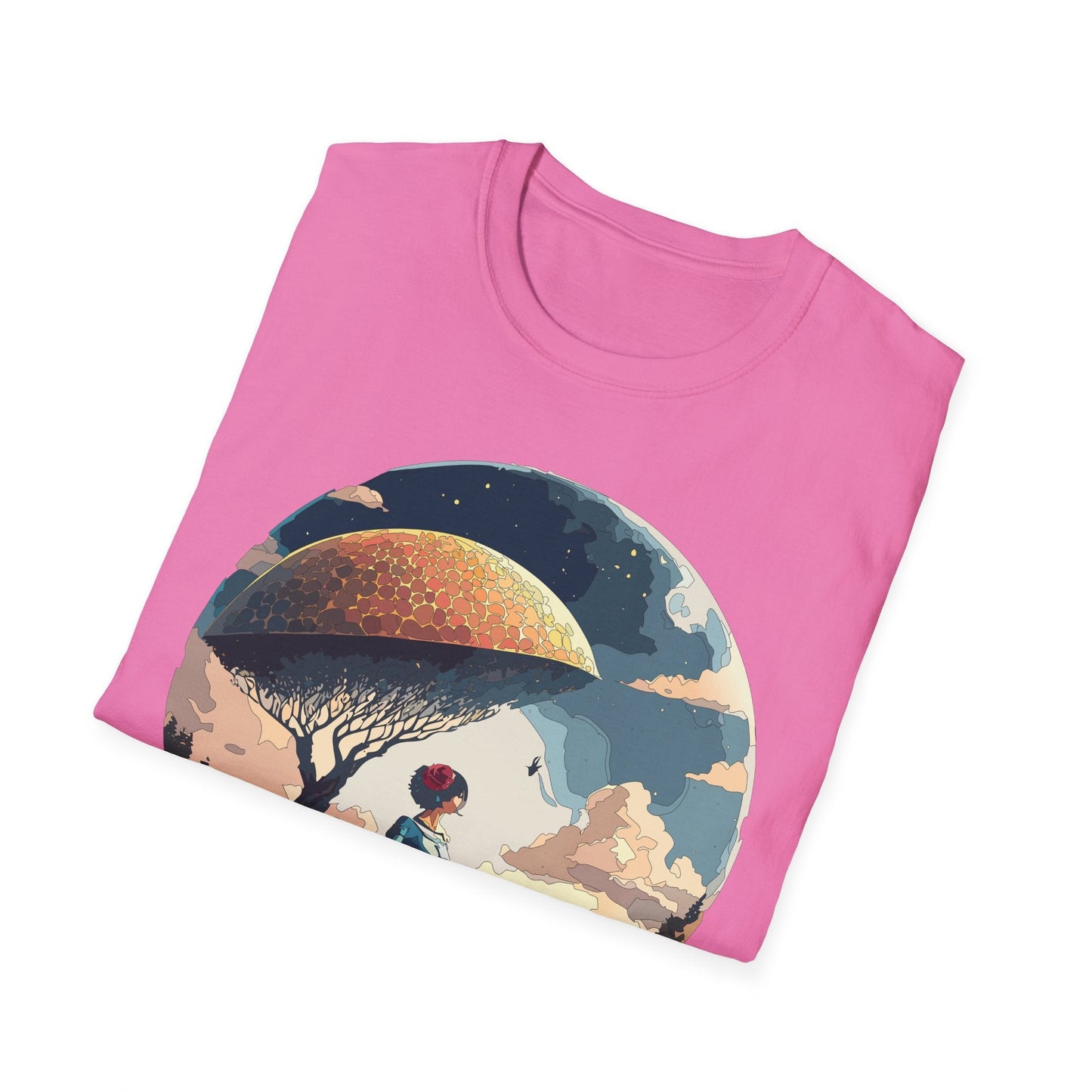 Womens Ladies Graphic T Shirts Art Design Shirt Gildan Softstyle 64000 Unisex Tee