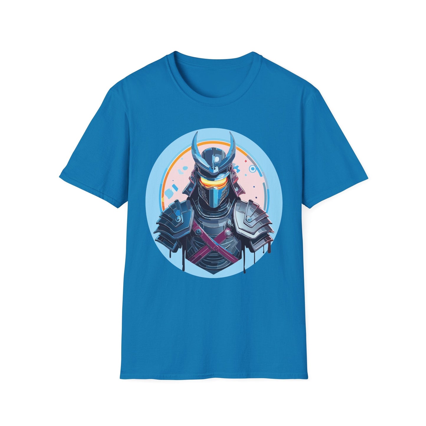 Samurai T Shirt Unisex Softstyle 64000 Tee Lightweight Comfortable 100 Percent Ring Spun Cotton