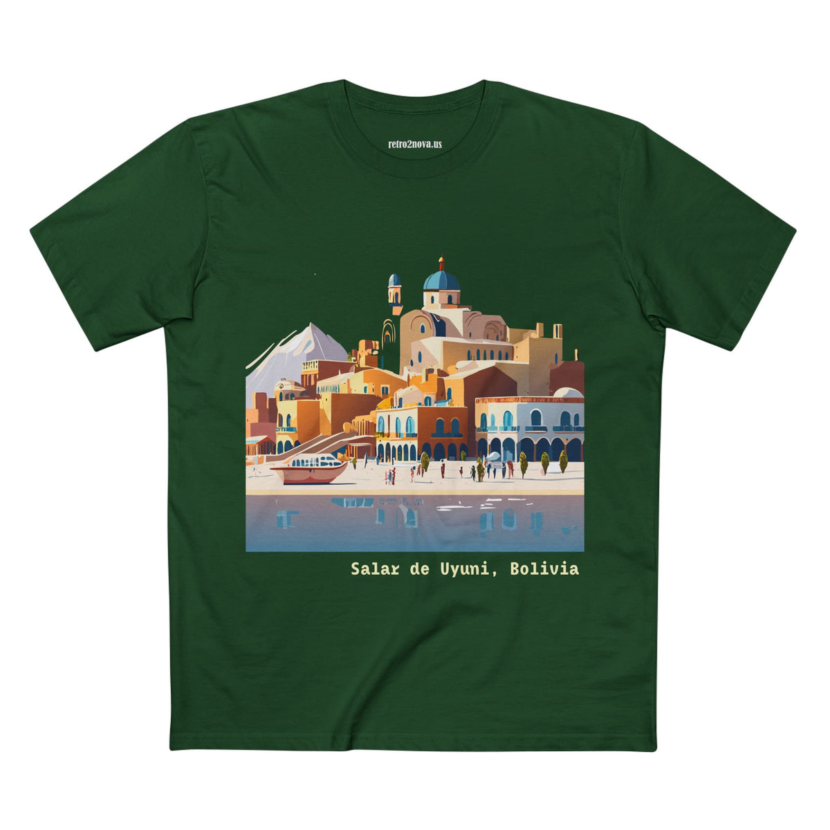 Salar de Uyuni Bolivia Landscape T-Shirt | Travel Scene Tee