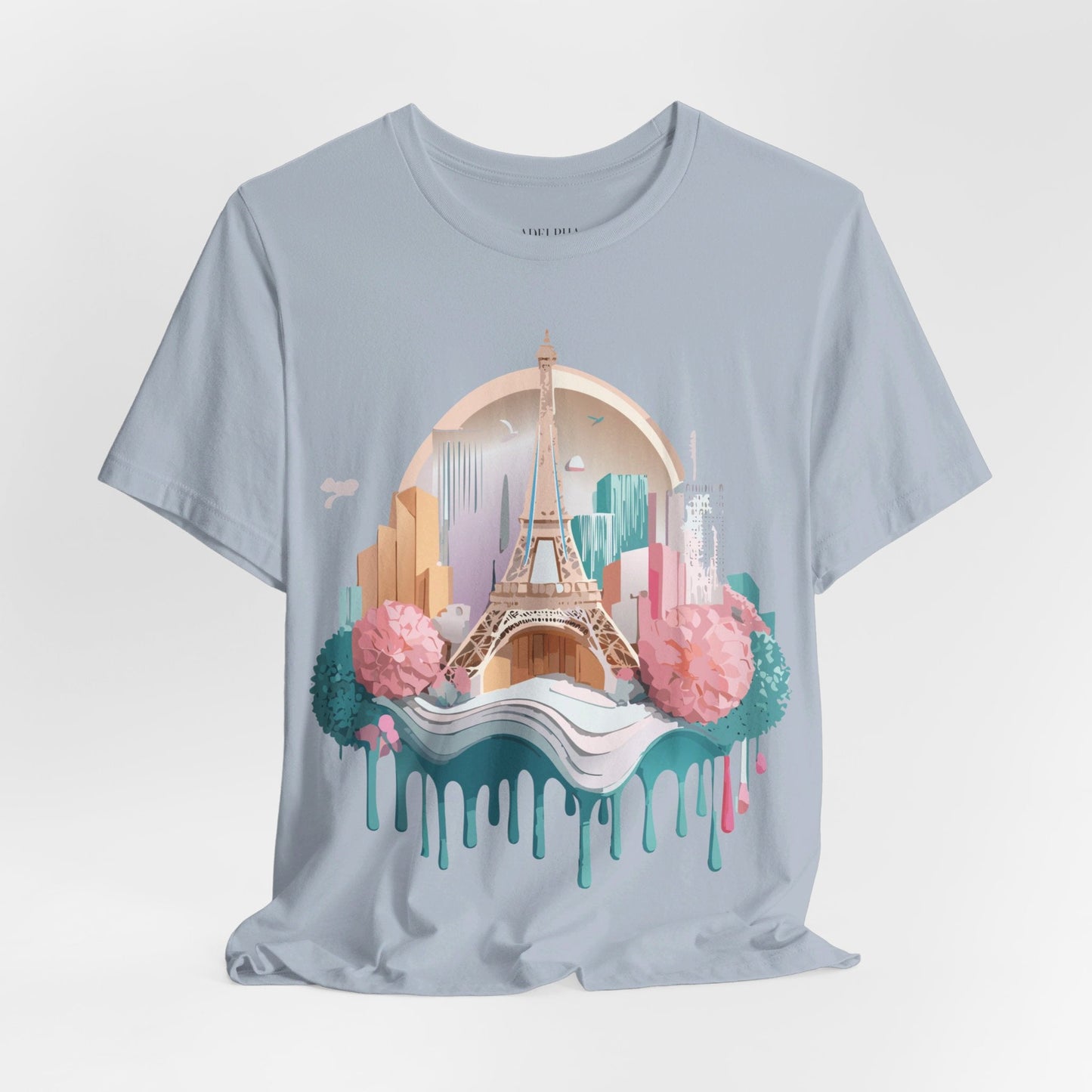 Paris Tourist Shirt Unisex Graphic Tee With Vintage Adelpha Artwork And Travel Style