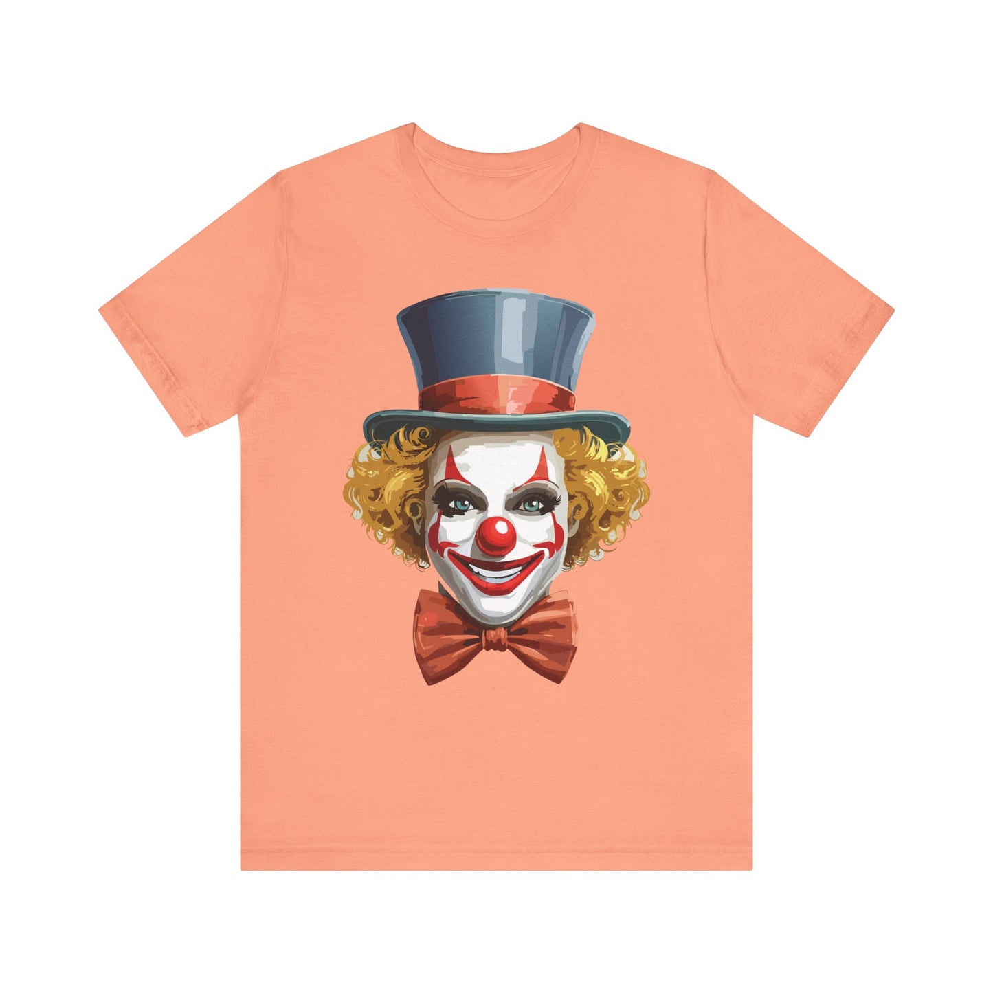 Clown Shirt, Funny Shirt, T-Shirt with Clown, Funny Art Design Tee, Circus Tees, Circus T-Shirt, Unisex Humor Wear 11