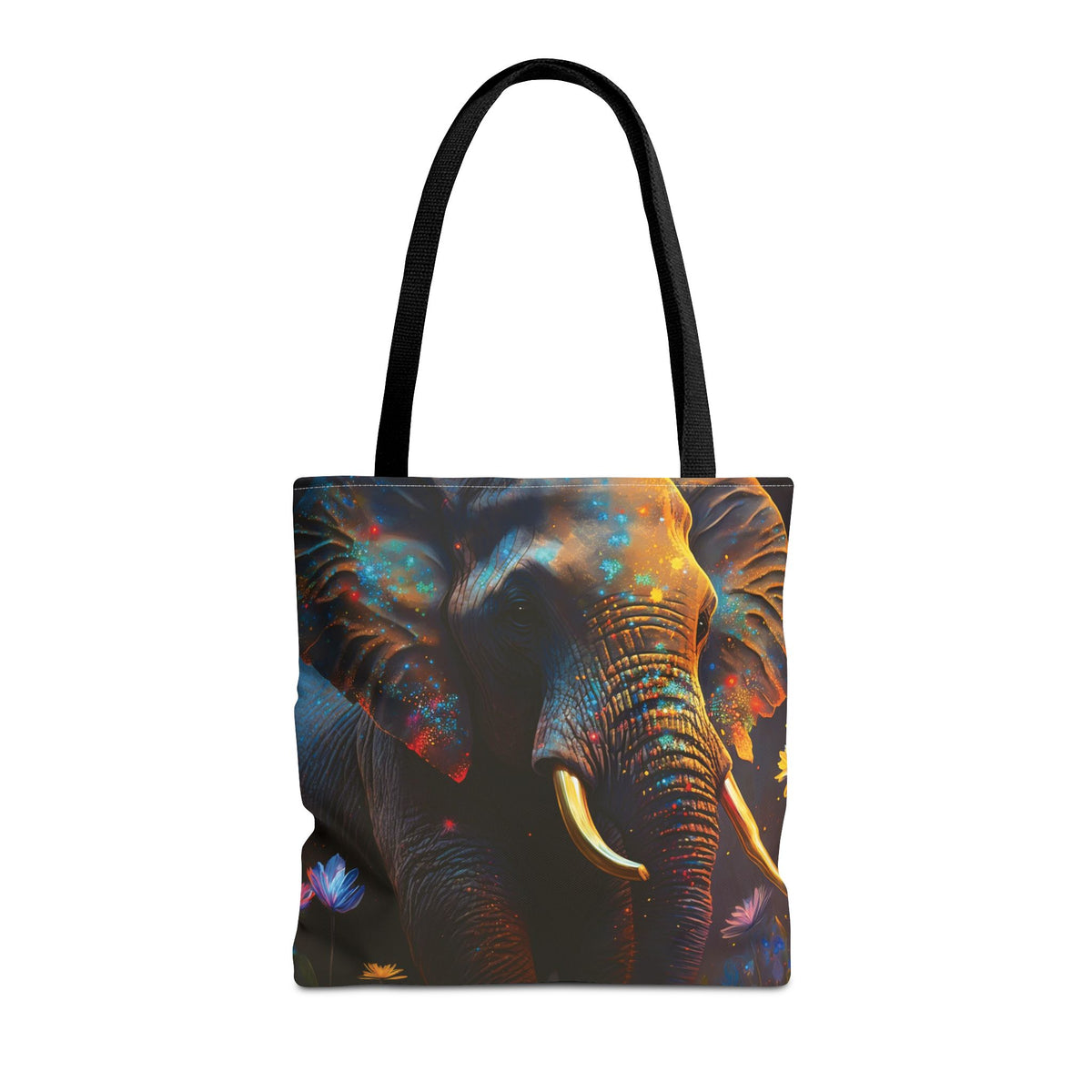 Bolsa de lona con estampados de animales 