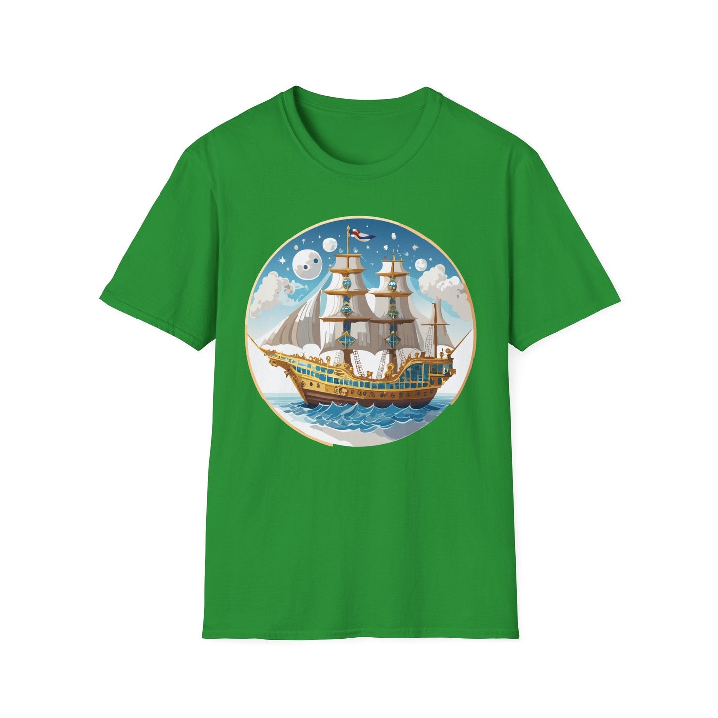 Ship T Shirts Frigate T Shirts Vessel Tee Shirt Unisex Softstyle 100 Percent Ring Spun Cotton Tee