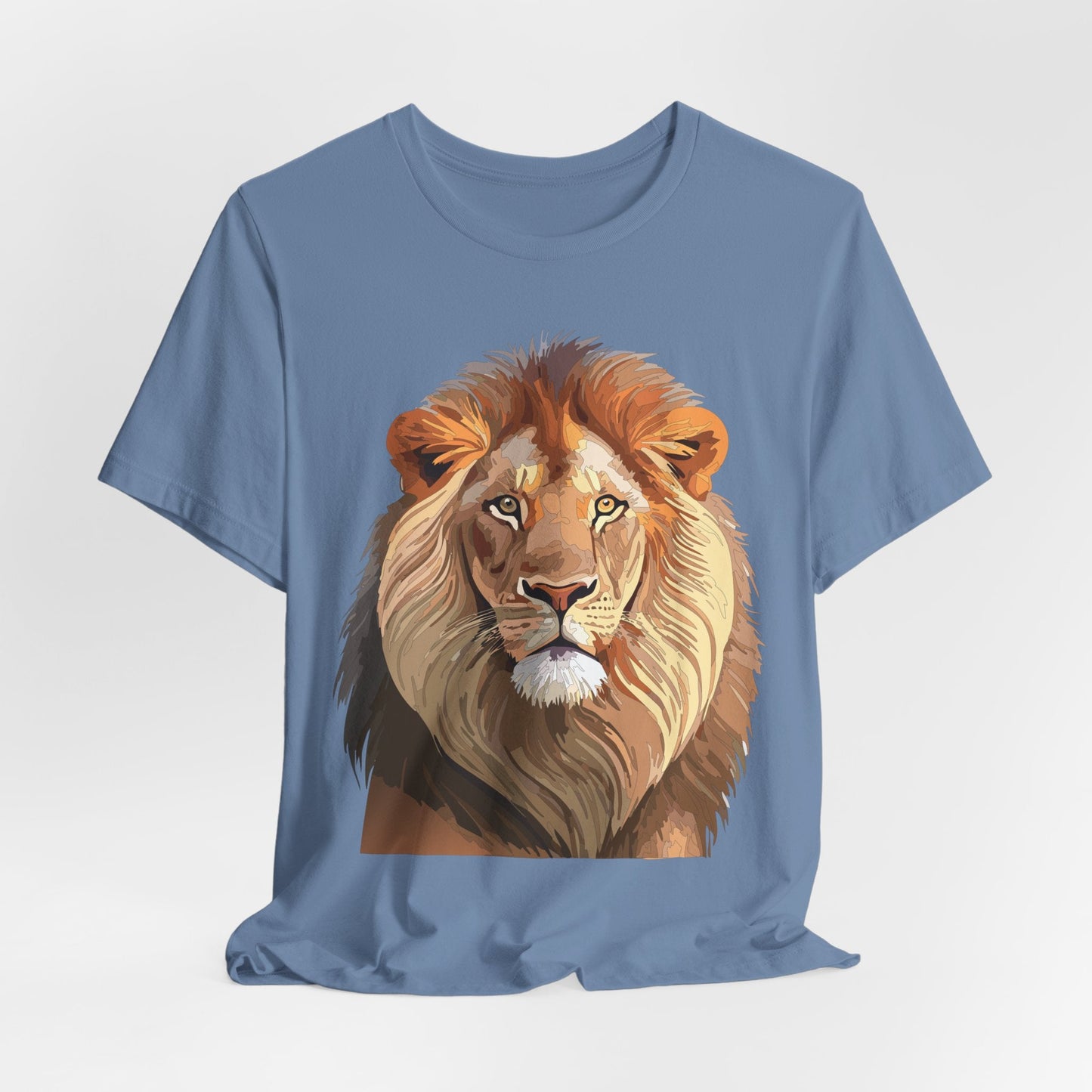 Unisex Animal Graphic Tee Shirt With Wild Animals Art Design For Everyday Wear Casual