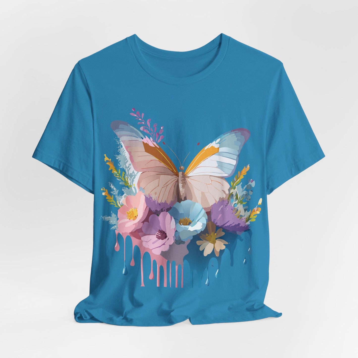 Butterfly Graphic T Shirt Unisex Adelpha Vintage Art Design Tee