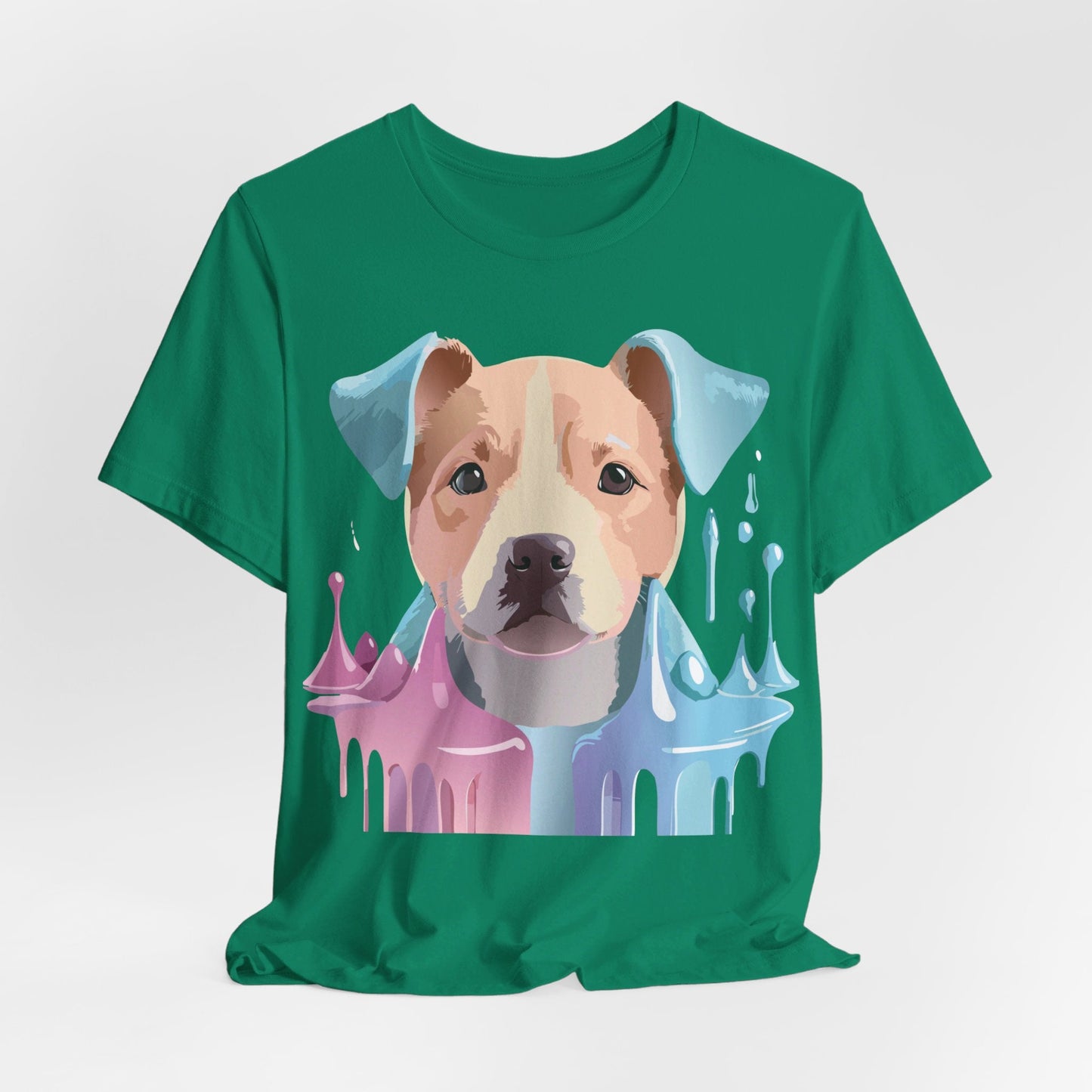 Unisex Dog Graphic Tee With Vintage Inspired Artwork By Adelpha Short Sleeve Shirt