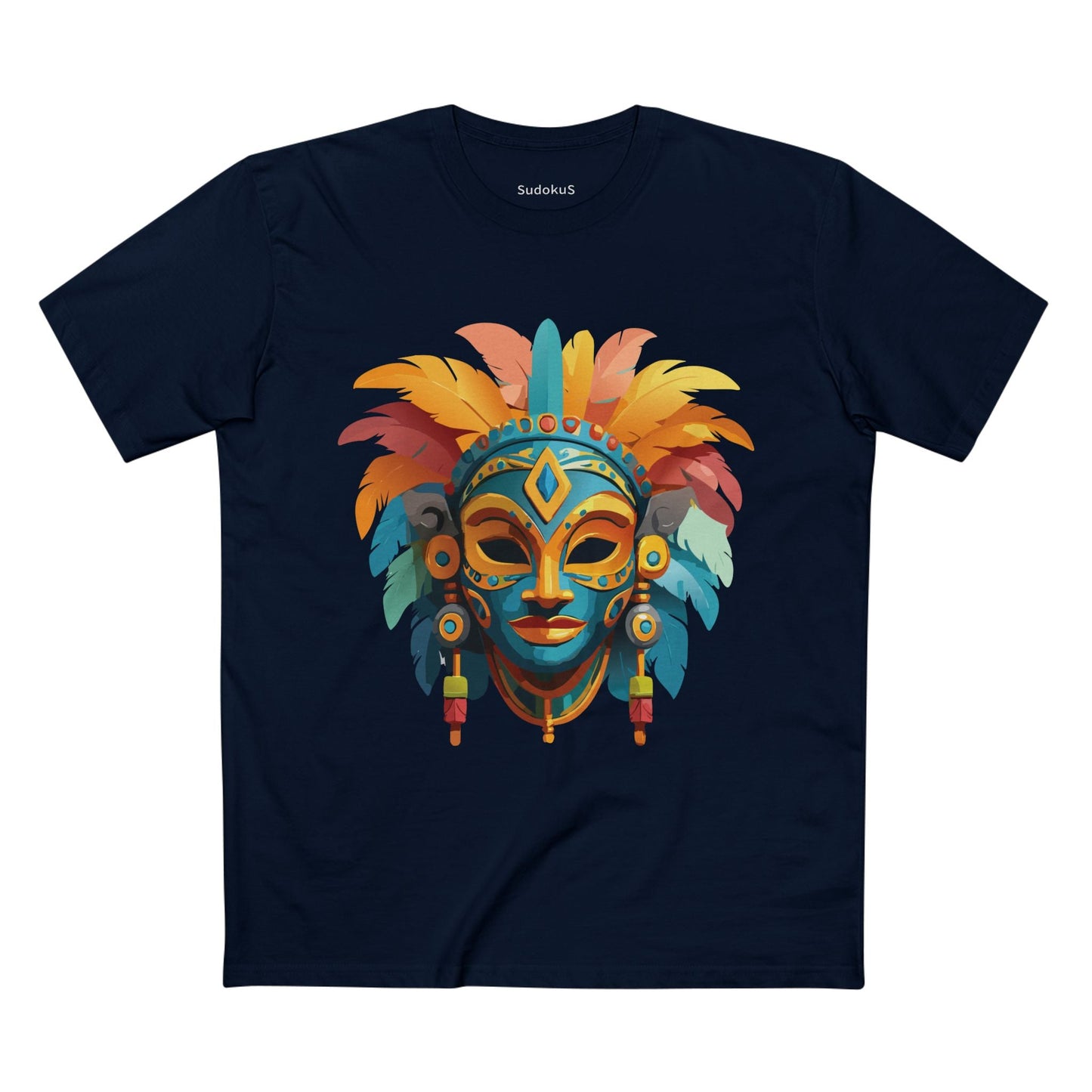 Mask Graphic Unisex 100 Cotton Staple Tee 2
