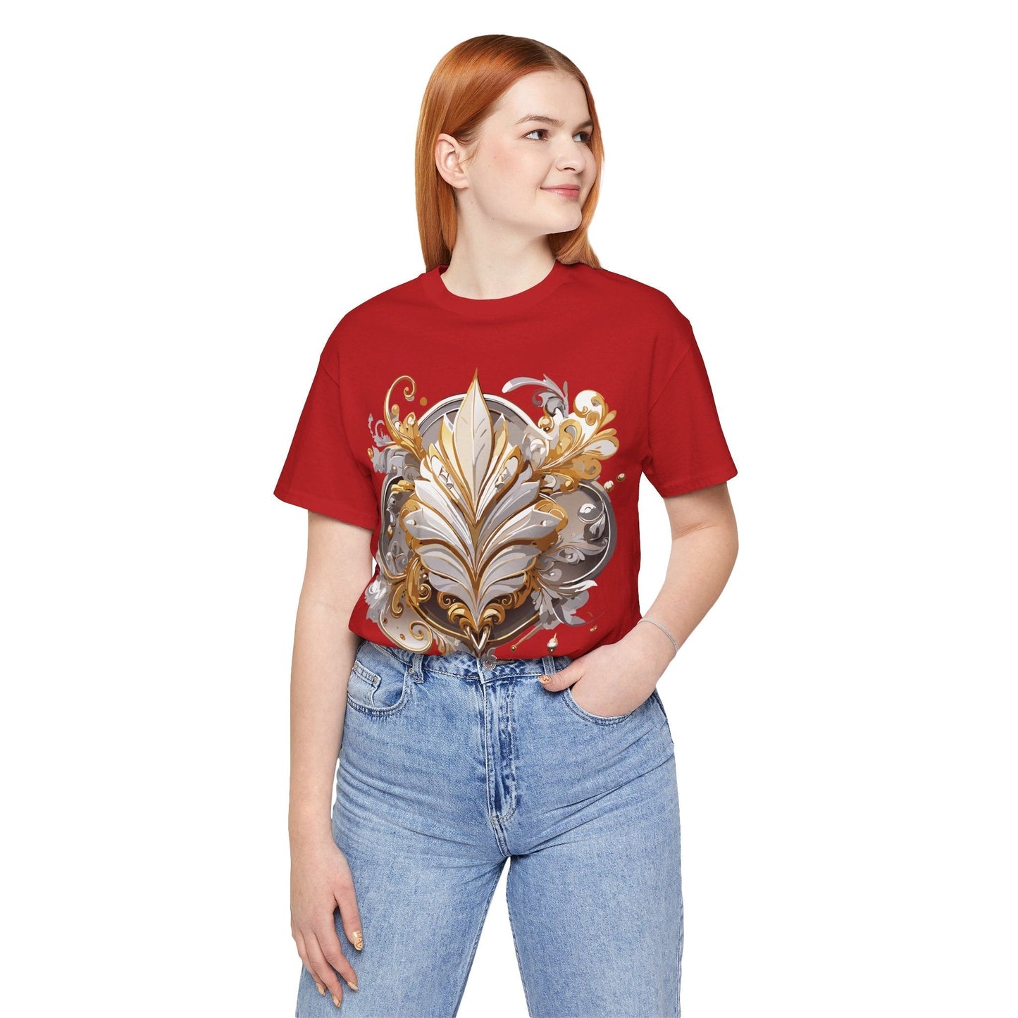 Jewelry Graphic Unisex 100 Cotton Vintage Treasure Art T-Shirt 11
