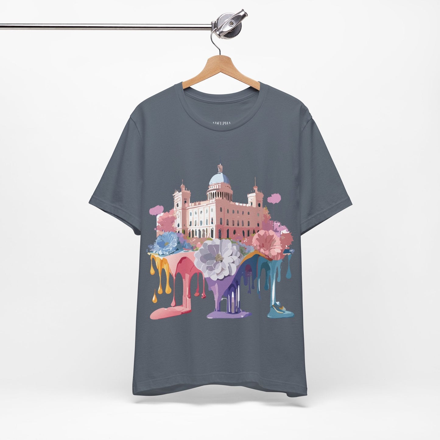 Madrid Tourist Shirt Graphic Tee Unisex Vintage Inspired Artwork By Adelpha Premium Streetwear