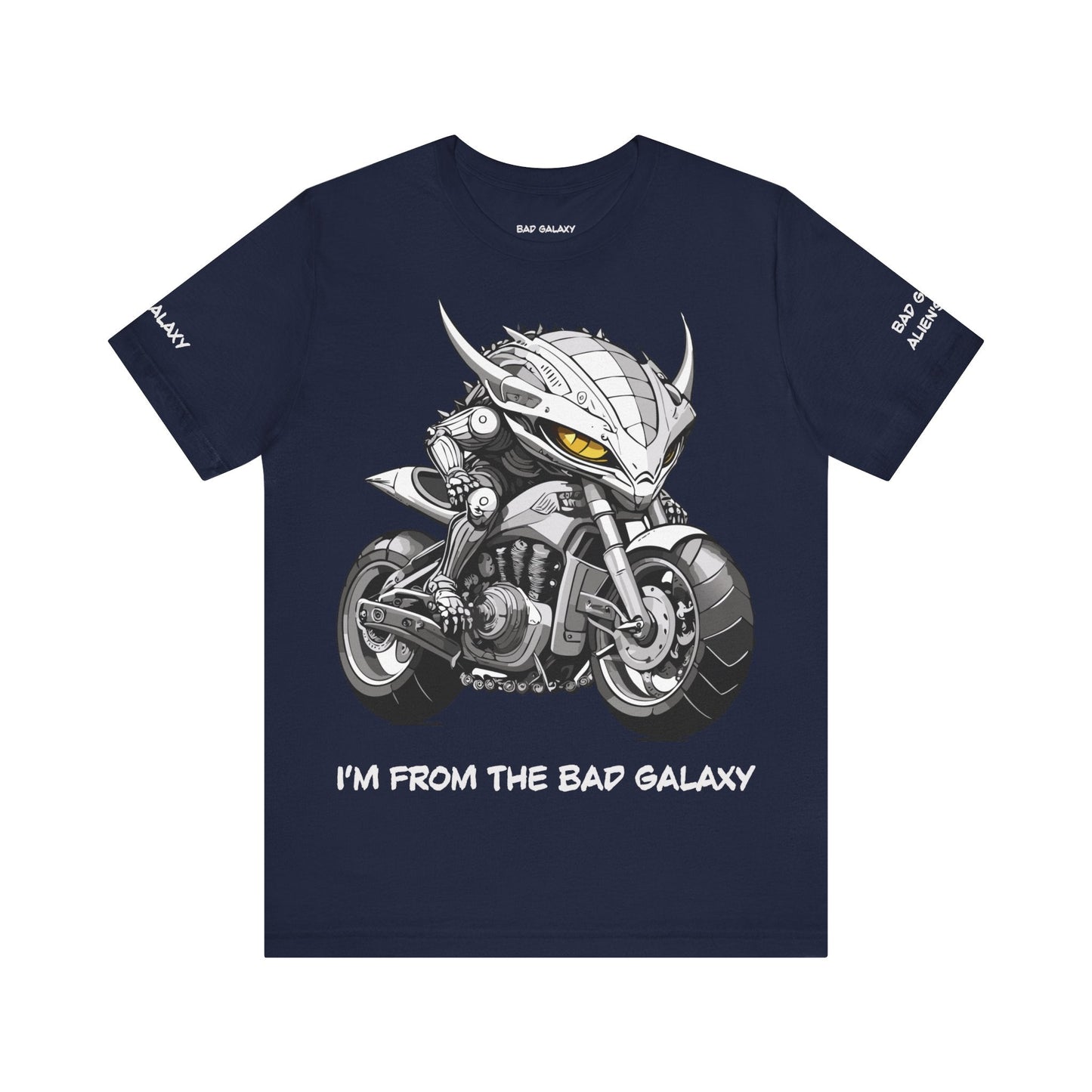 Alien Tee Shirt From Bad Galaxy 100 Percent Cotton Eco Friendly Inks Made In USA