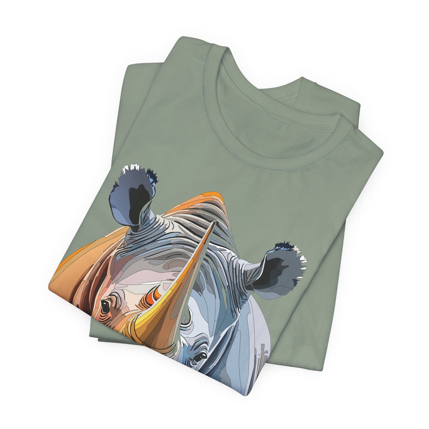 Unisex Animal Graphic Tee Shirt With Art Design Wild Animals Shirt Gildan Softstyle Cotton