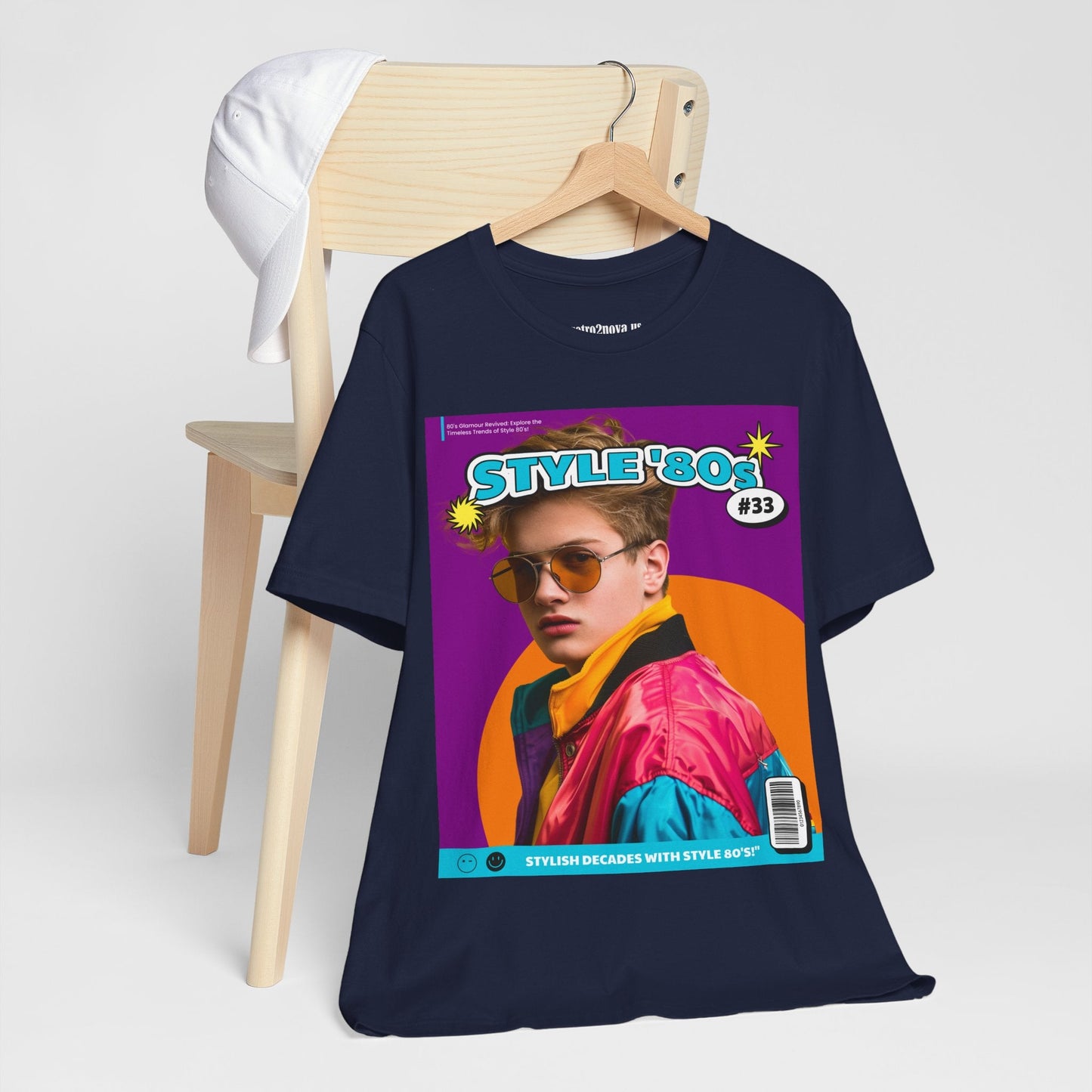 Magazine Cover Shirt Unisex Jersey Tee Bold Vibrant Graphic Tee For Standout Style