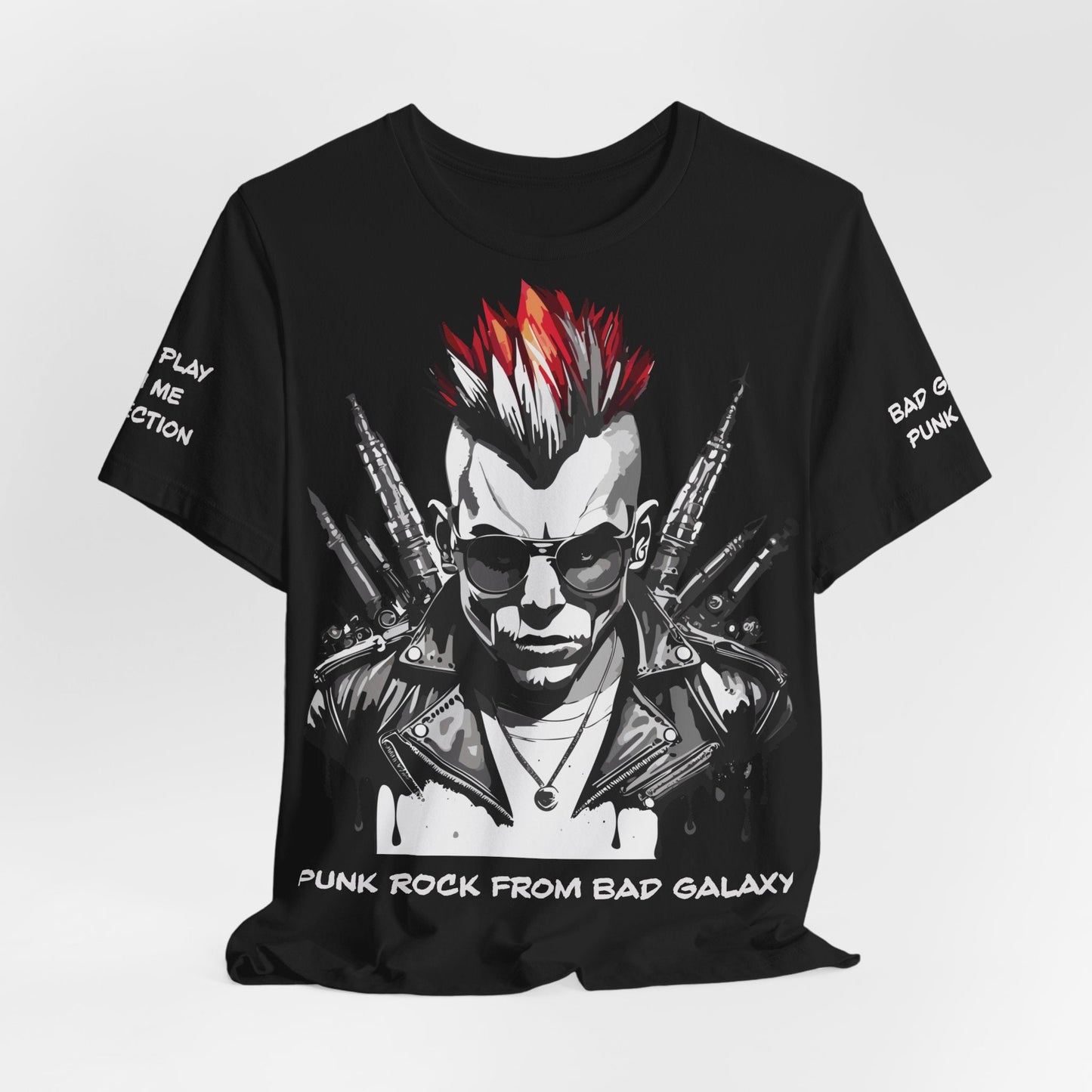 Punk Rock Tee Shirt Made In USA 100 Cotton Eco Friendly Inks Durable Stitching Quality