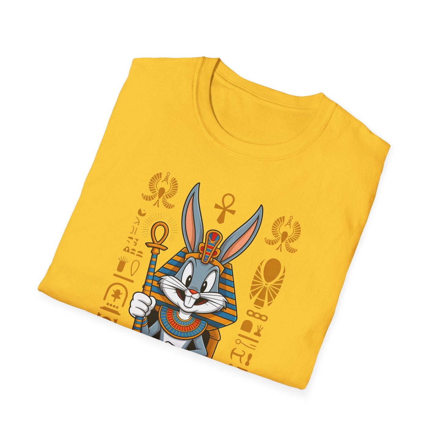 Bugs Bunny T Shirt Unisex Softstyle 64000 Cartoon Animation Tee Ring Spun Cotton