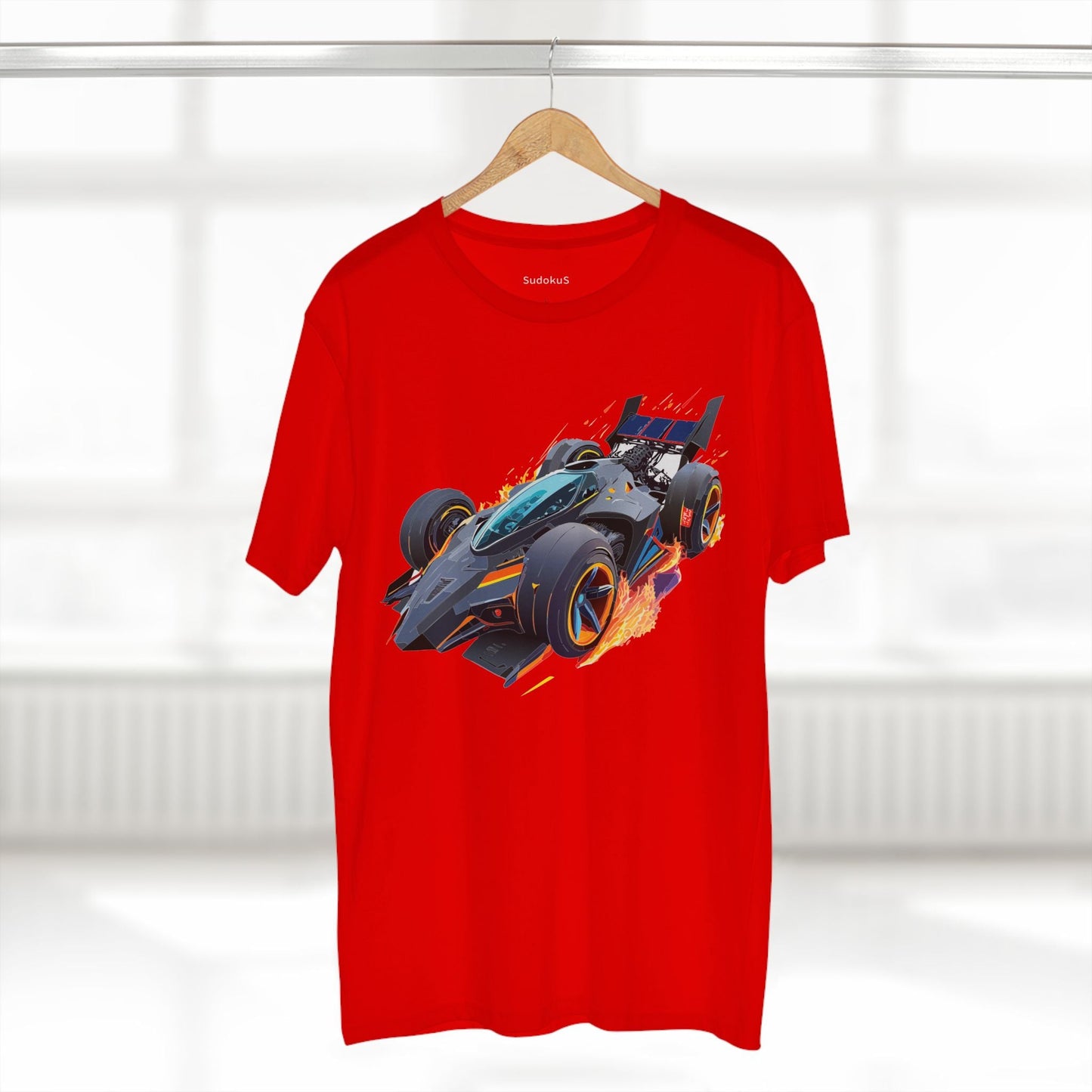 Car Graphic Unisex 100 Cotton Staple Tee 13