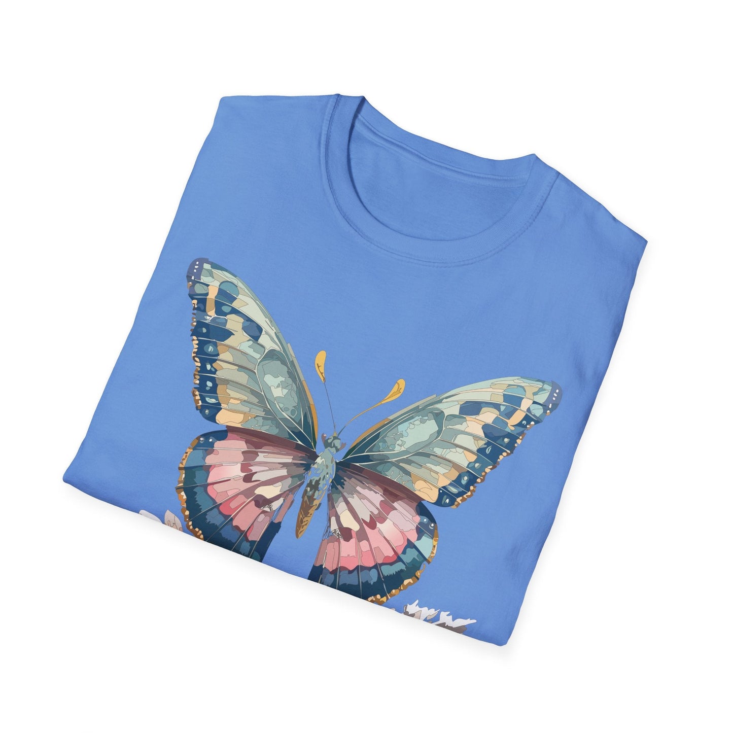 Butterfly Shirt Unisex Monarch Design Gildan Softstyle 64000 Ring Spun Cotton Tee