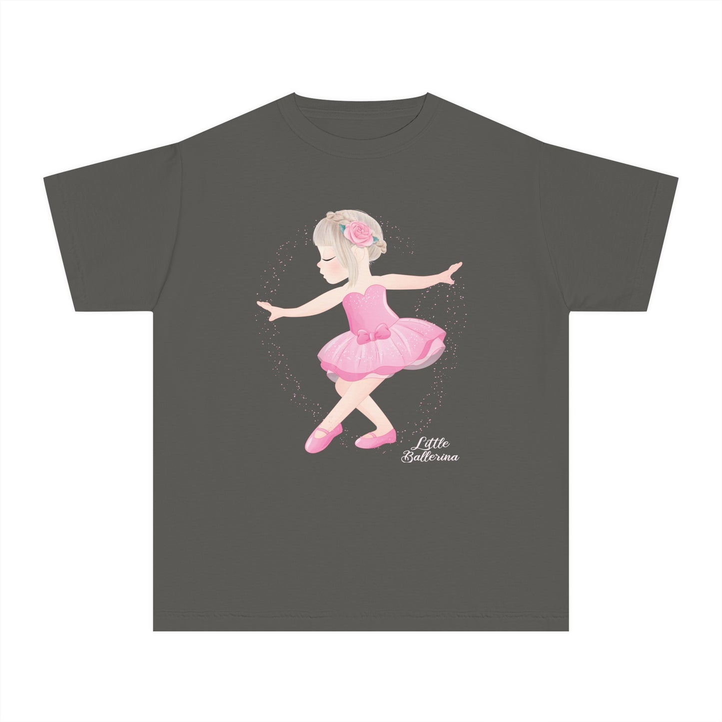 Youth Tee Shirt with Little Ballerina