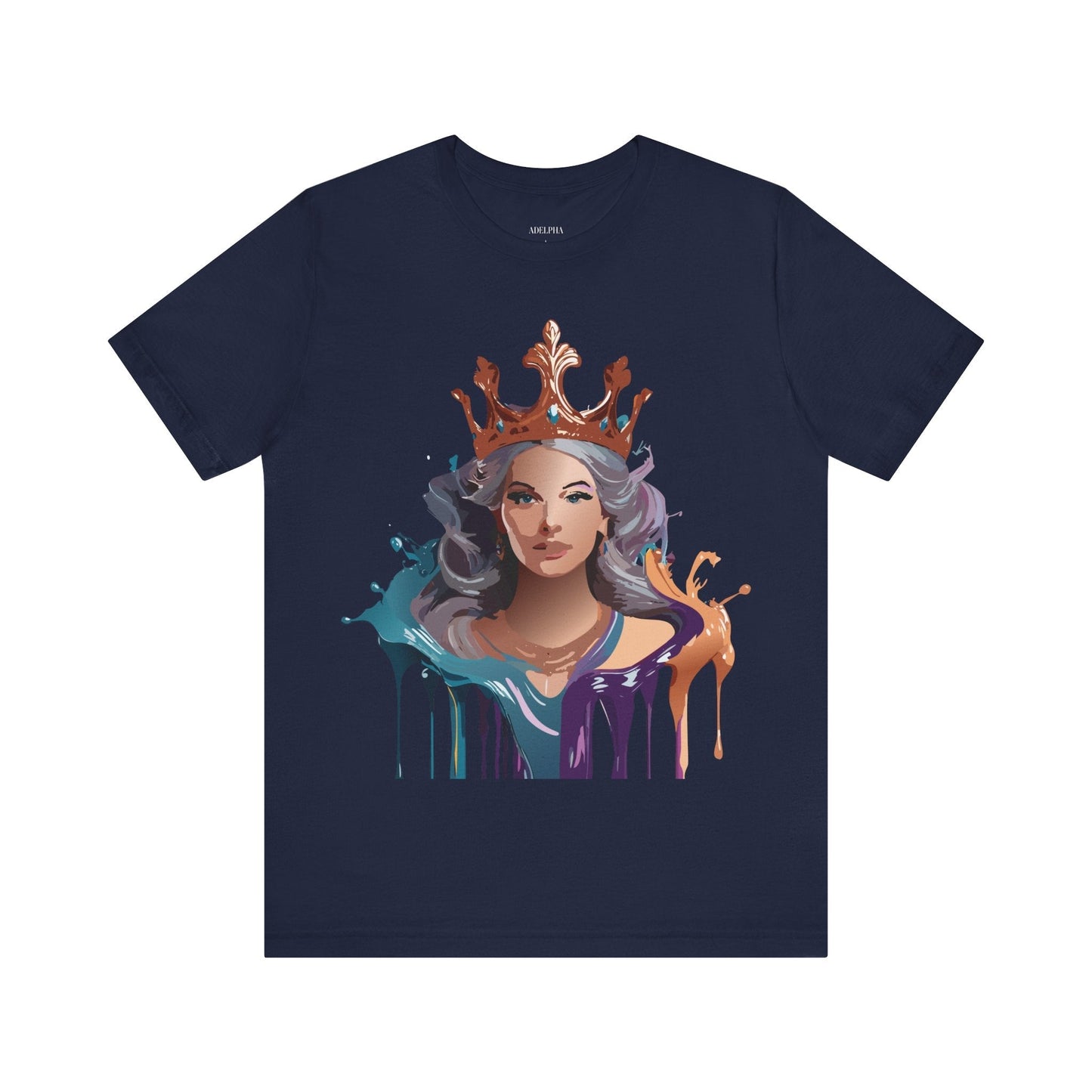 Queen Graphic Tee By Adelpha Art Design Unisex Short Sleeve Vintage Inspired Shirt