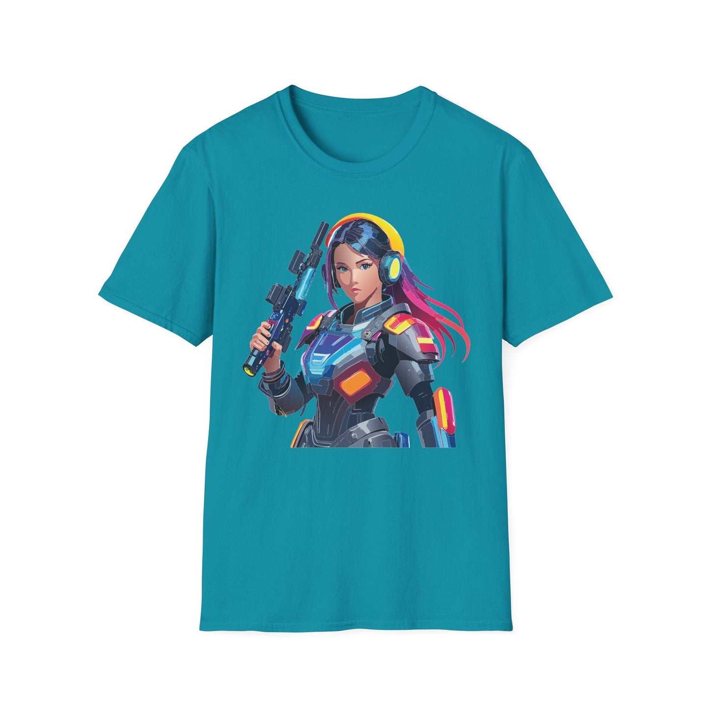 Robocop T Shirt Unisex Softstyle 64000 Graphic Tee With Robocop Art Design Premium