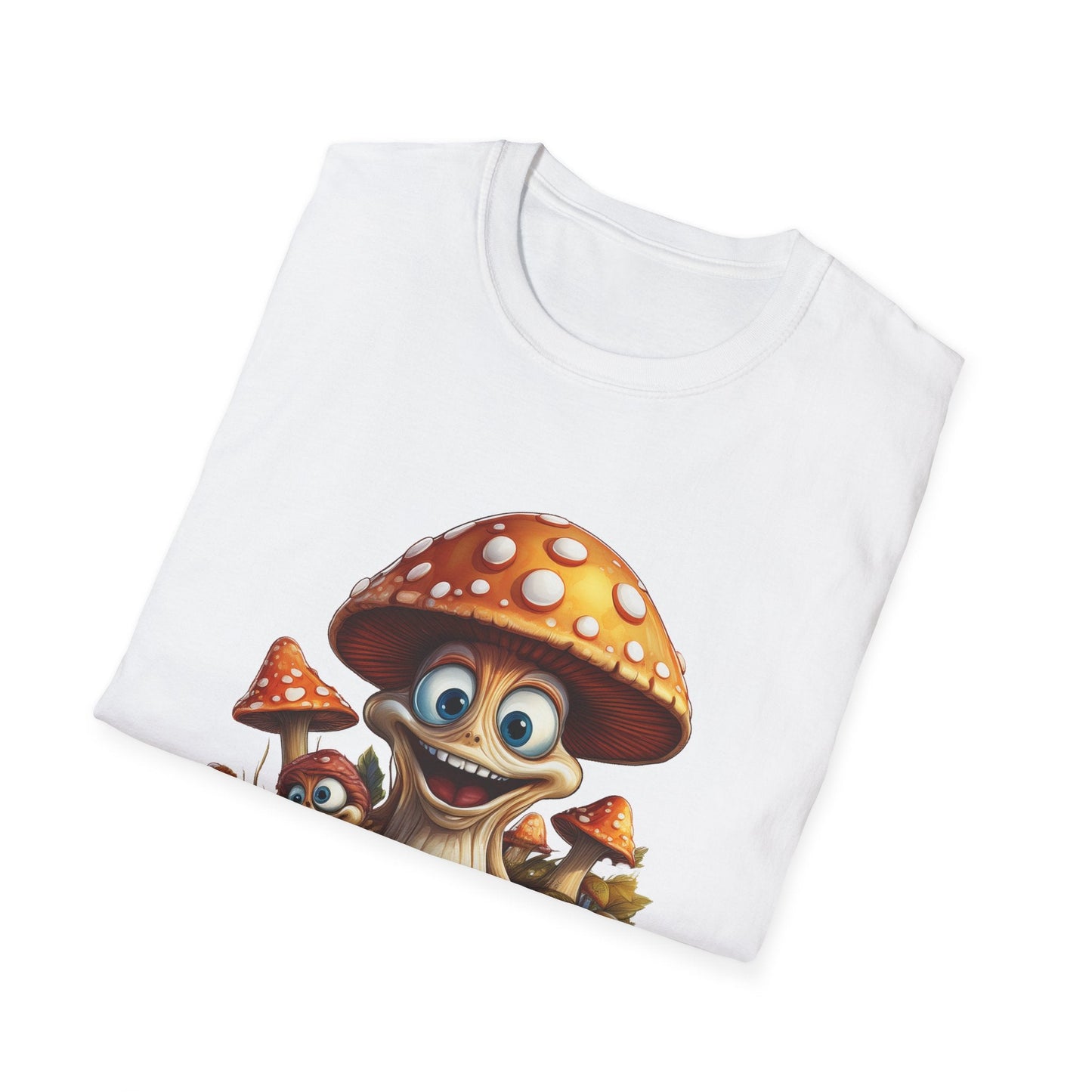 Mashroom Tee Shirt Unisex Softstyle 64000 Comfortable Mushroom Shirt With Funny Fungus Design