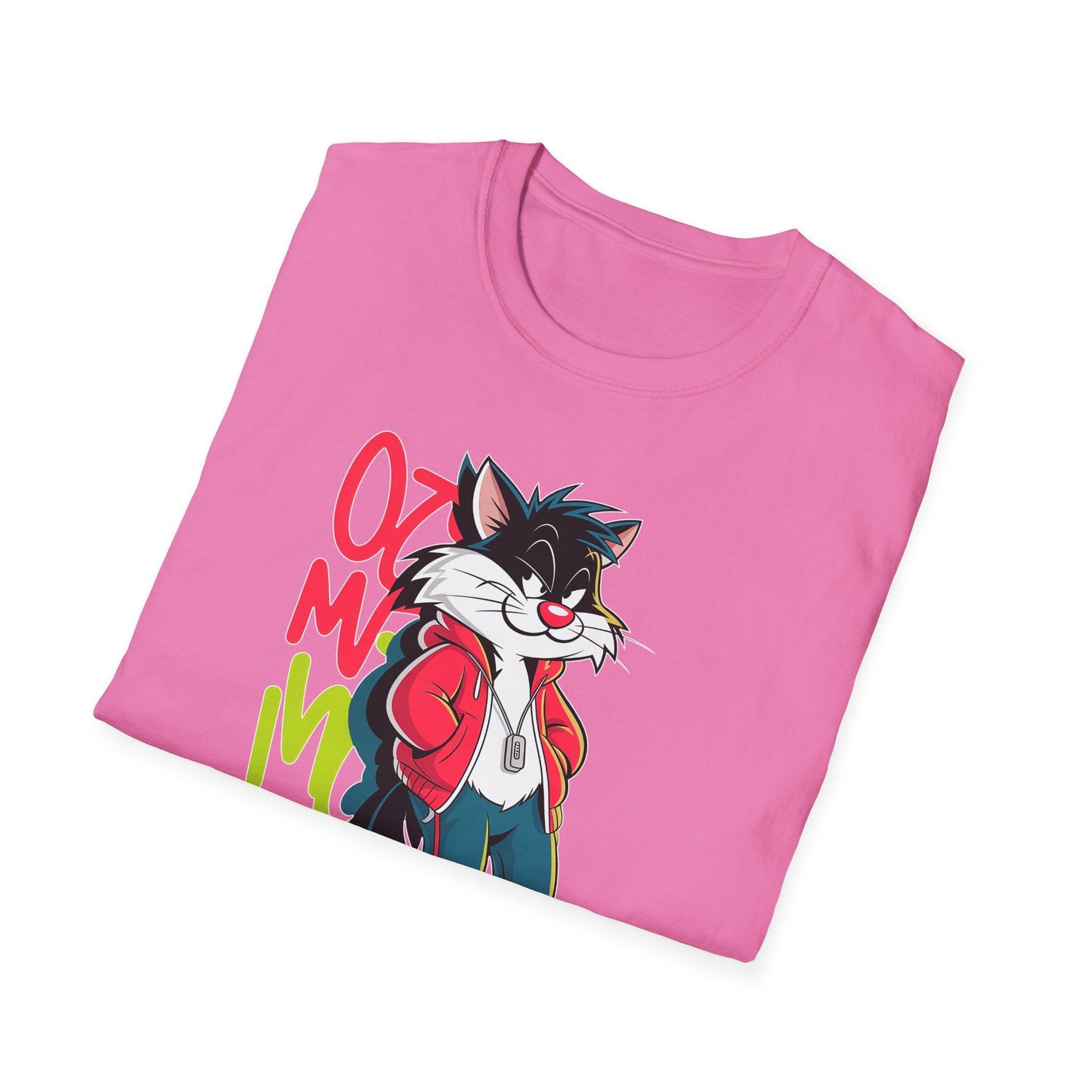 Cartoon T Shirt With Animals And Animation Tee For Unisex Softstyle Gildan 64000