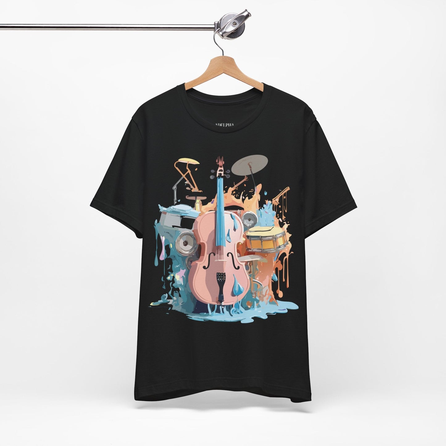 Adelpha Graphic Music T Shirt Unisex Jersey Short Sleeve Tee Art Design Premium Vintage Inspired