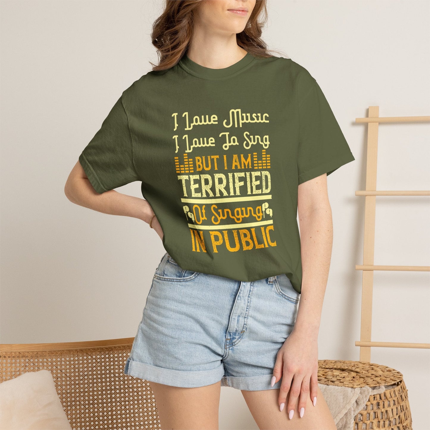 Music Graphic Design Unisex Cotton T-shirt m12