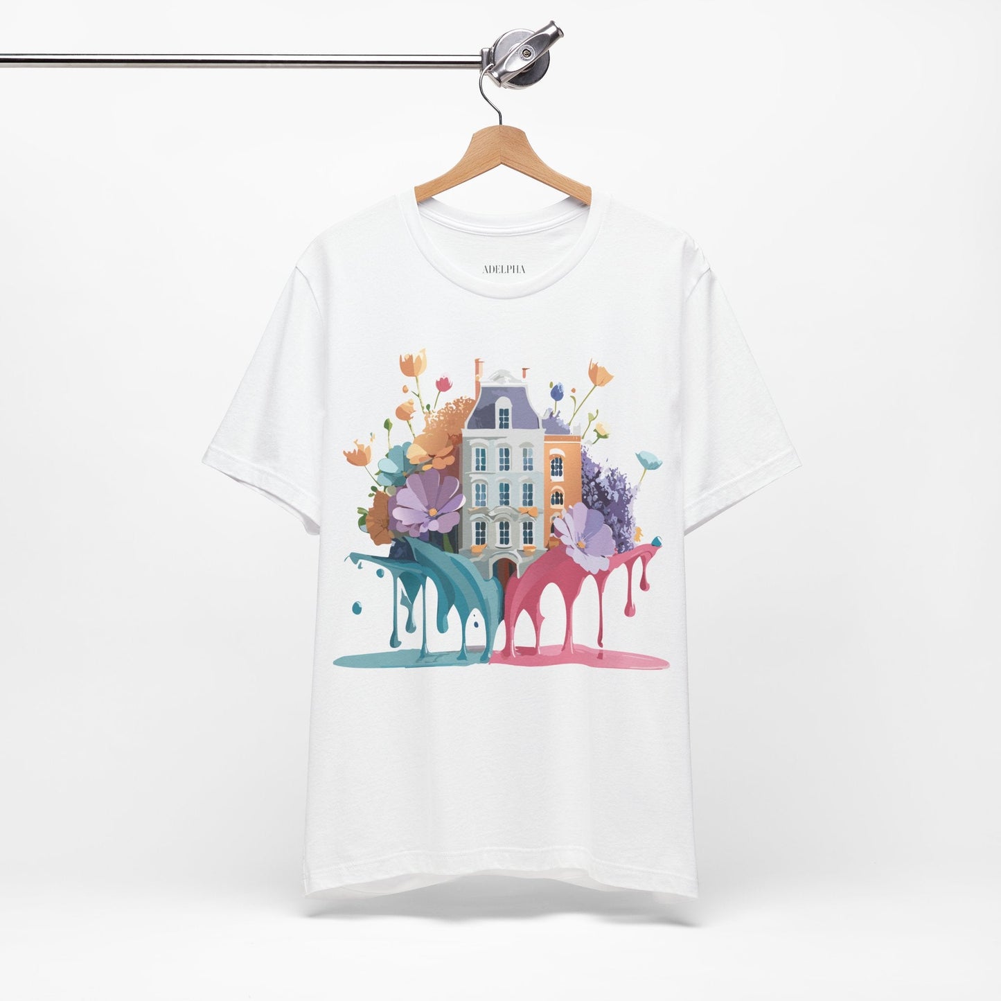 Amsterdam Graphic Tee Unisex Jersey Short Sleeve Shirt Travel Themed Original Artwork