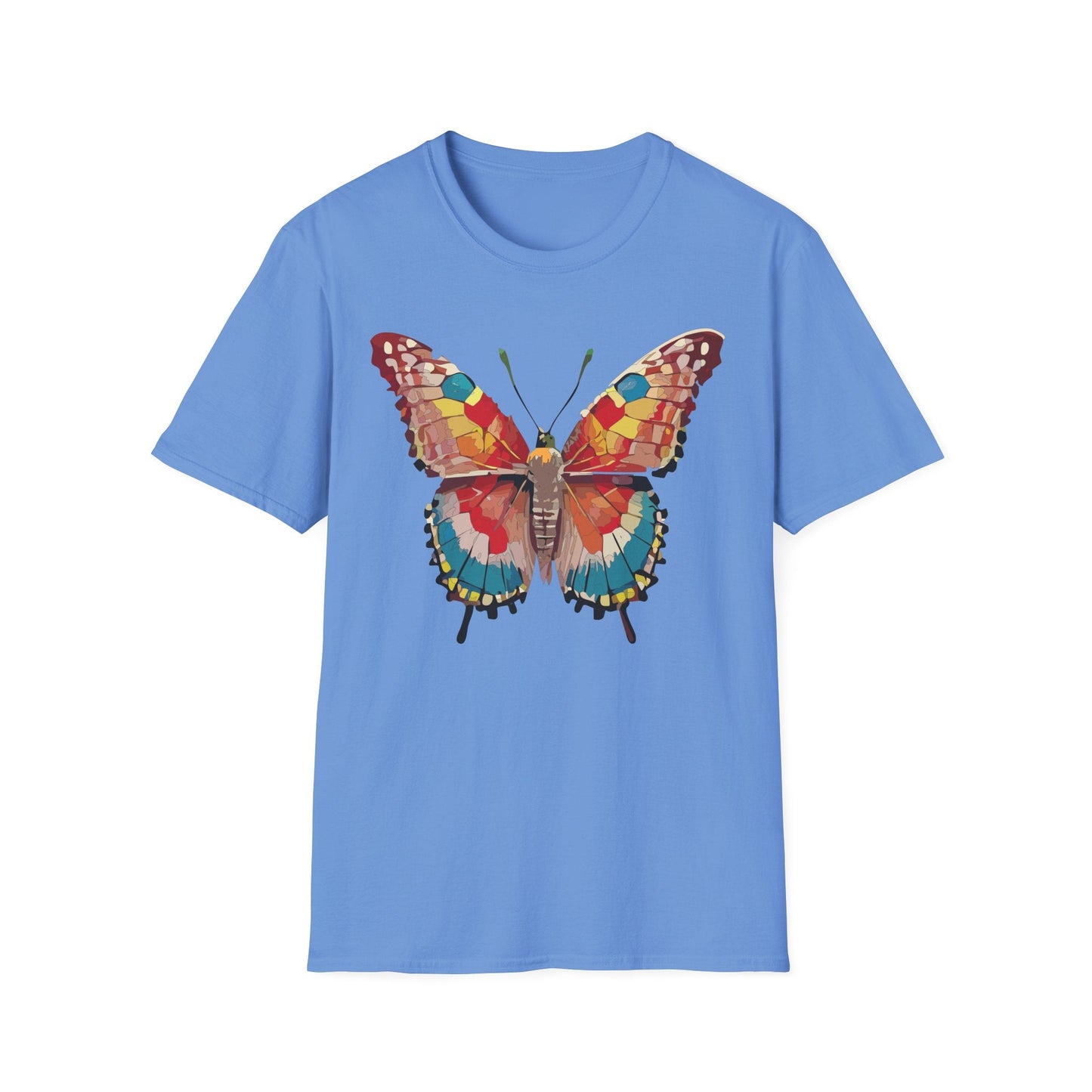 Butterfly Shirt Unisex Monarch Tee Softstyle 100 Percent Ring Spun Cotton Quality Gildan 64000