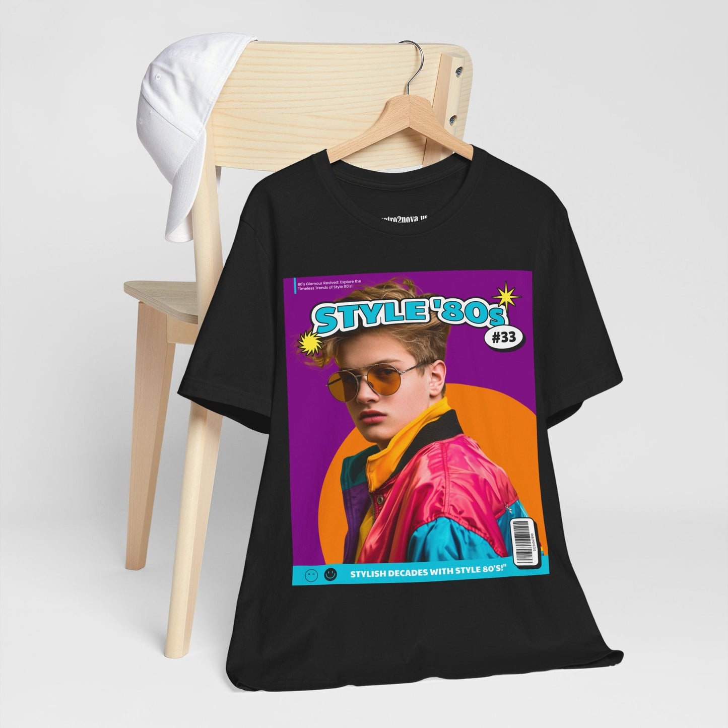 Magazine Cover Shirt Unisex Jersey Tee Bold Vibrant Graphic Tee For Standout Style