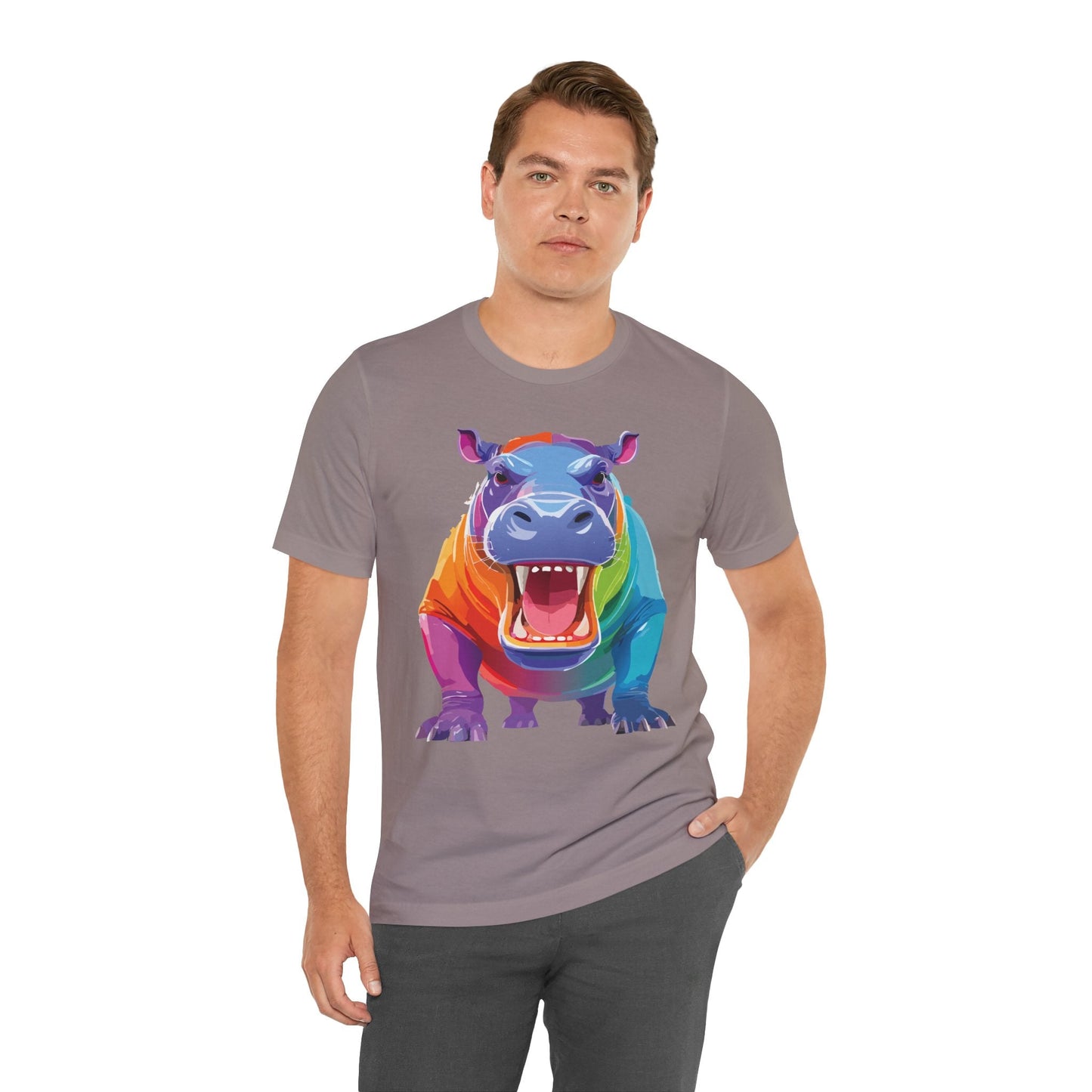 Unisex Animal Tee Shirt With Art Design Wild Animals Graphic Tee For Men Women All Sizes
