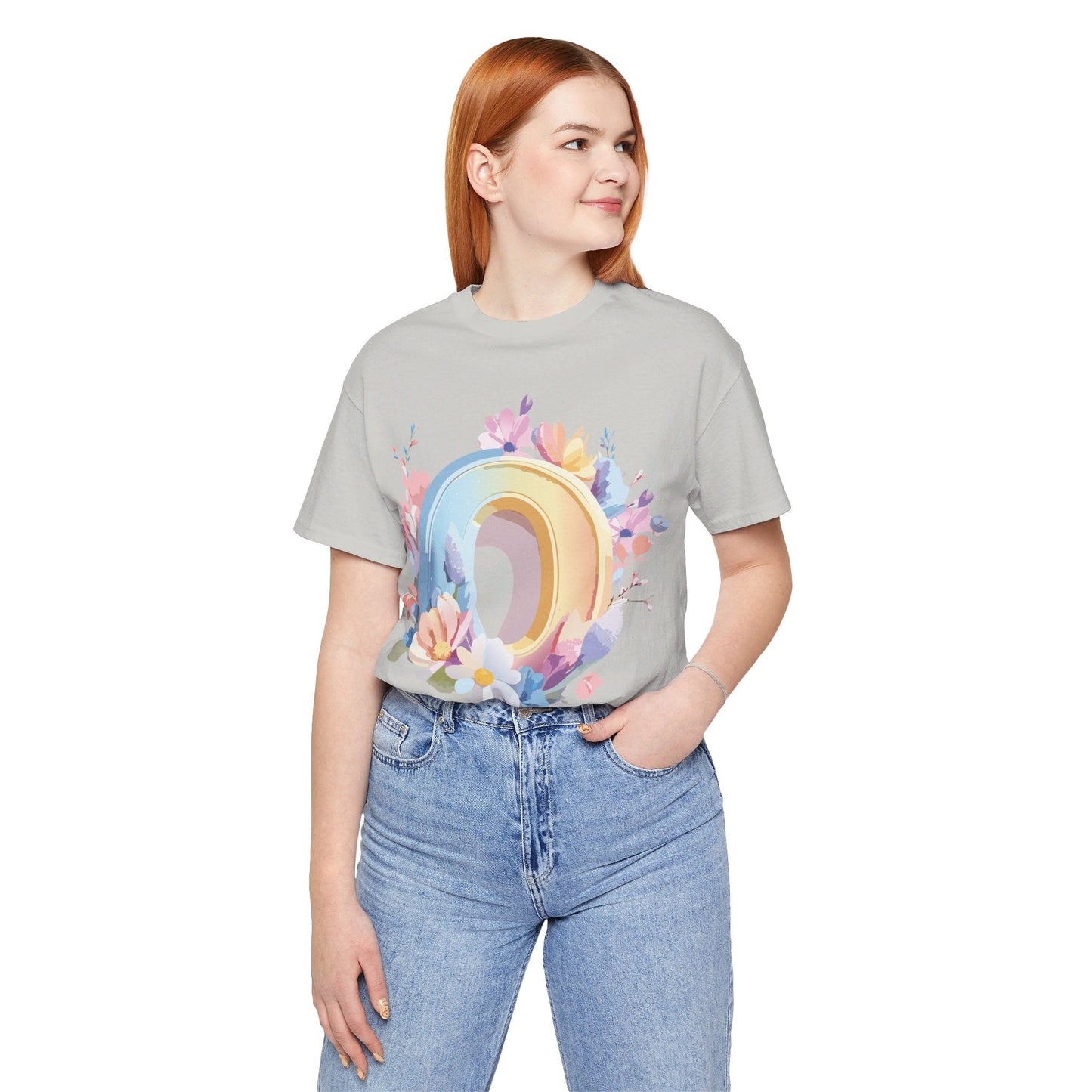 Adelpha Letter O Shirt Unisex Graphic Tee Vintage Inspired Art Design Jersey Short Sleeve