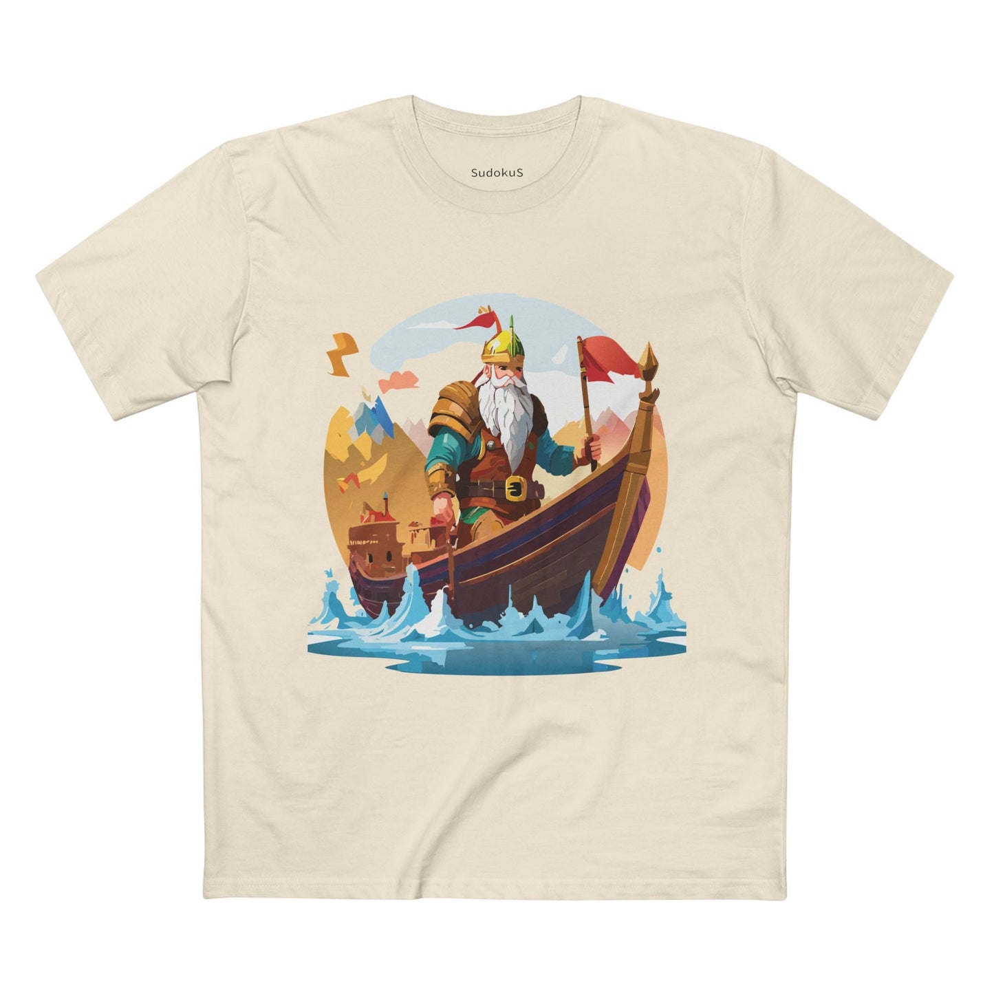 Viking Graphic Unisex 100 Cotton Staple Tee 1