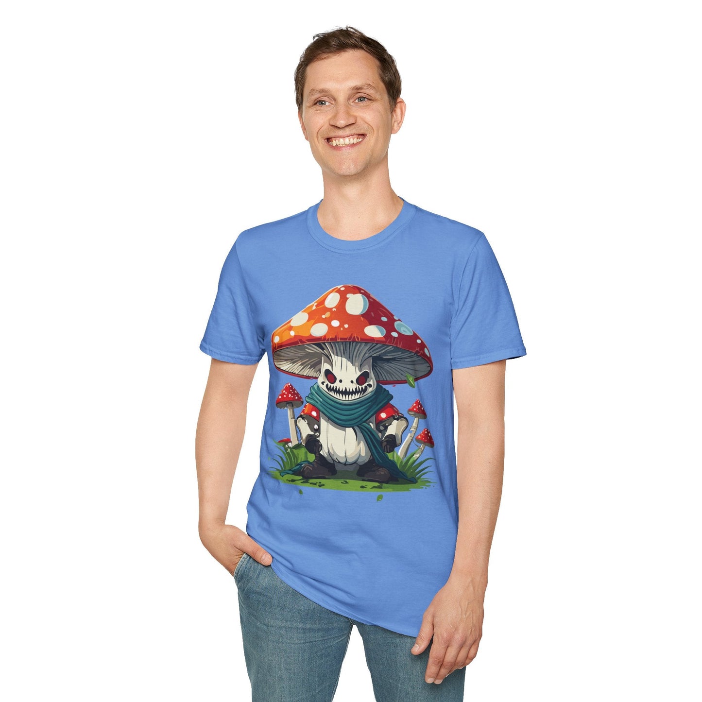 Unisex Mashroom T Shirt Funny Fungus Inspired Design Gildan Softstyle 64000 Tee Shirt