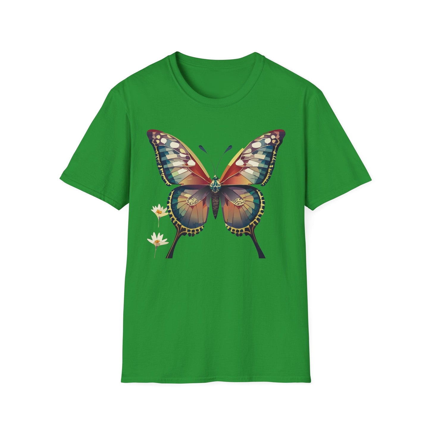 Unisex Butterfly Monarch Shirt Softstyle Tee Gildan 64000 Short Sleeve For Everyday Comfort