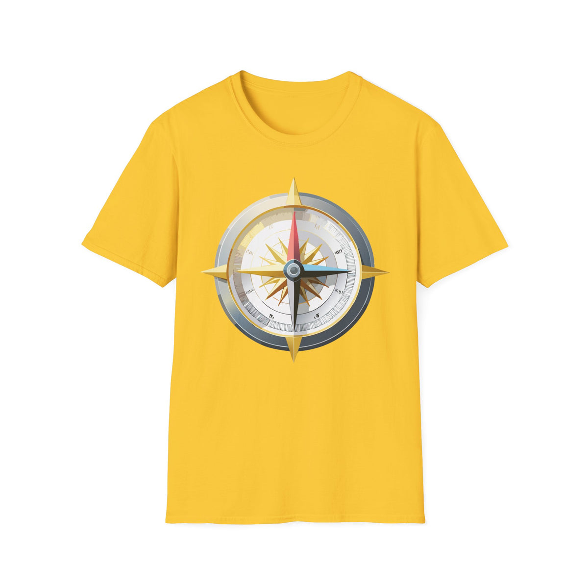 Nautical Compass Graphic T-Shirt | Adventure Graphic Design Unisex 100 Cotton Gildan T-Shirt