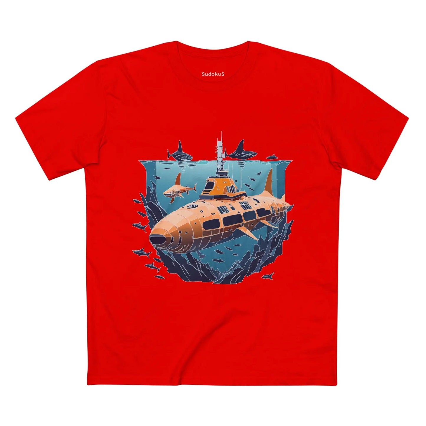 Ocean Coast Graphic Unisex 100 Cotton Staple Tee 13