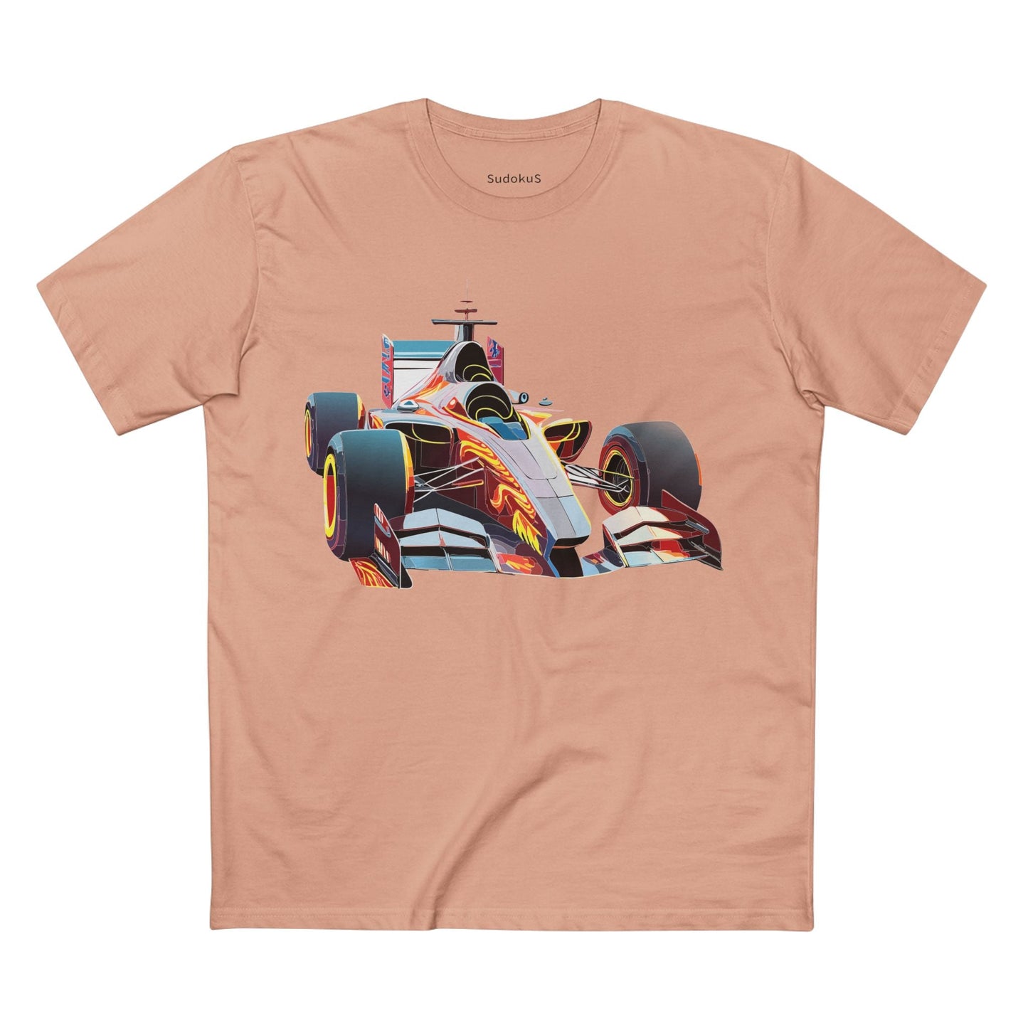 Car Graphic Unisex 100 Cotton Staple Tee 6