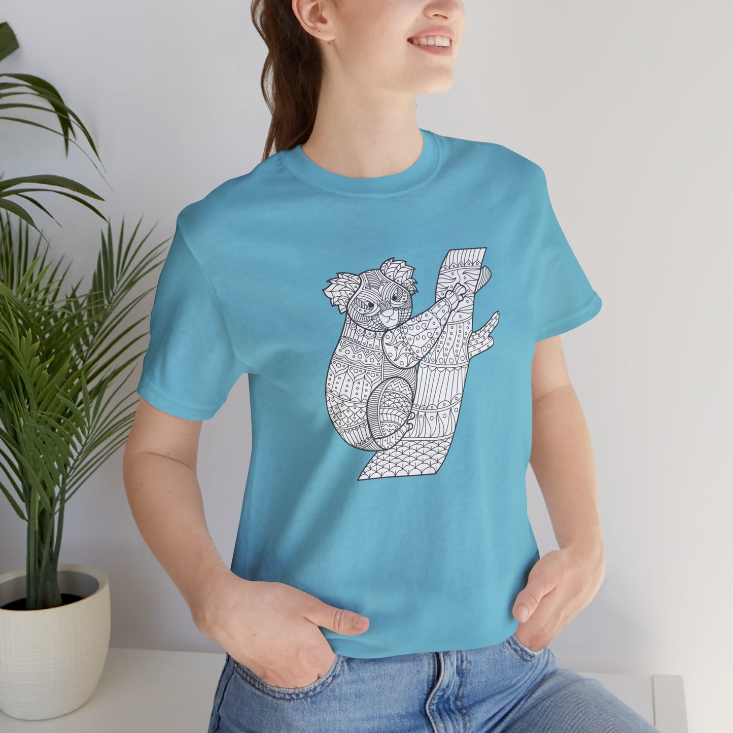 Unisex Tee Shirt with animals Print